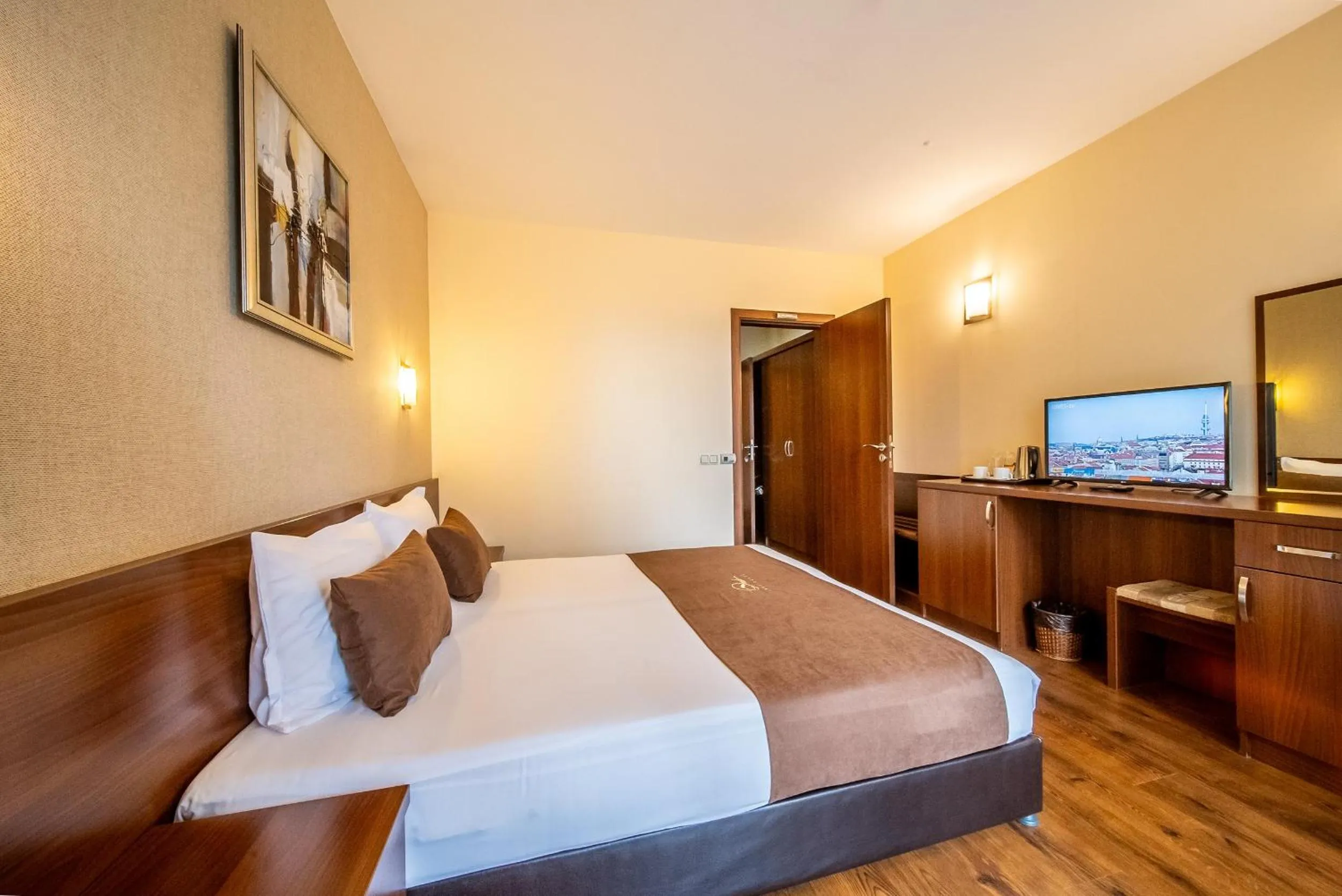 Bed in Oak Residence Hotel & Relax