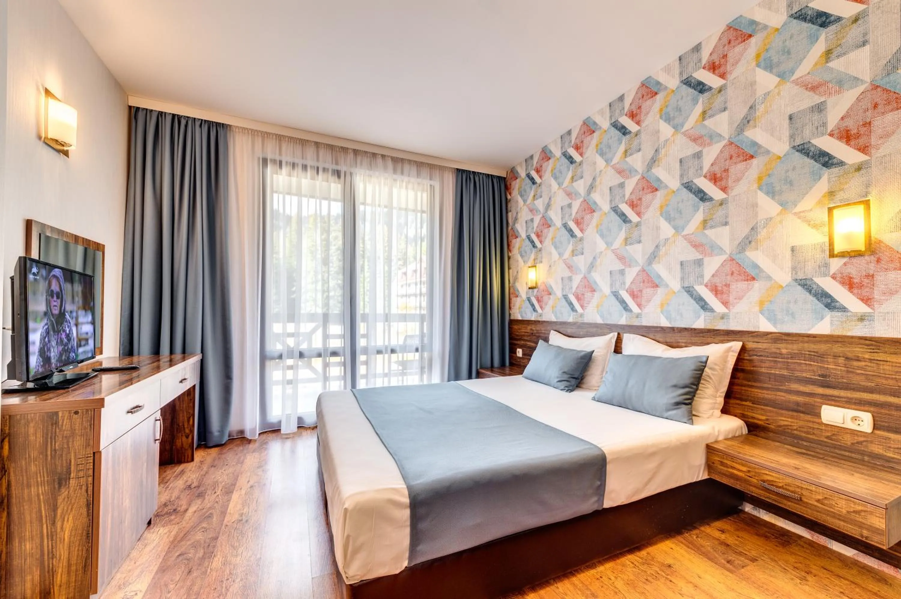 Bed in Oak Residence Hotel & Relax