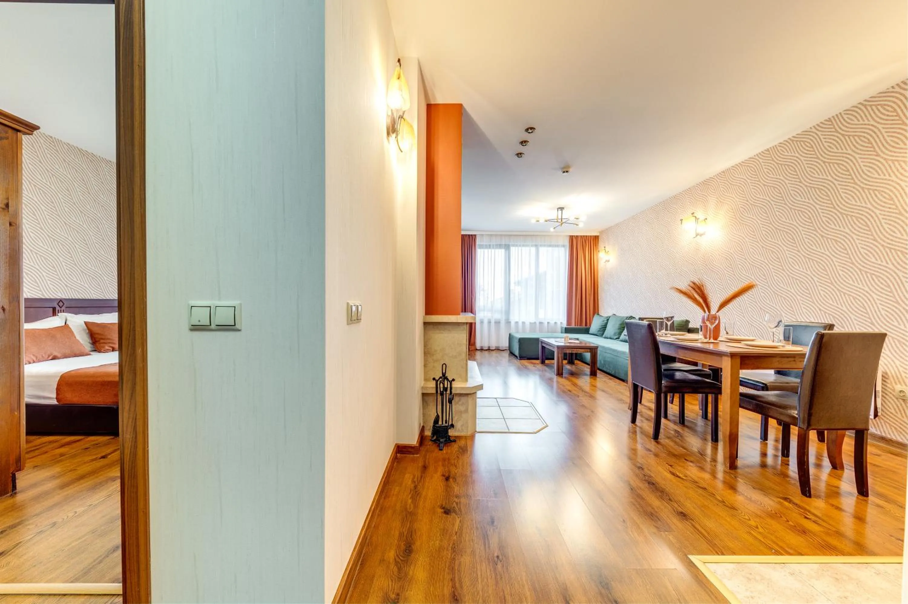 Bed in Oak Residence Hotel & Relax