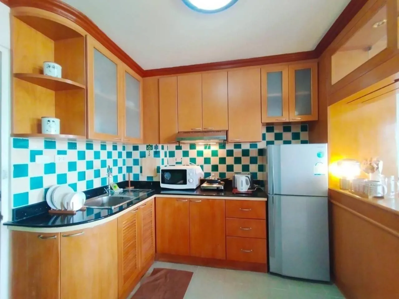 Kitchen or kitchenette in The Park Land Bangna by Nudda