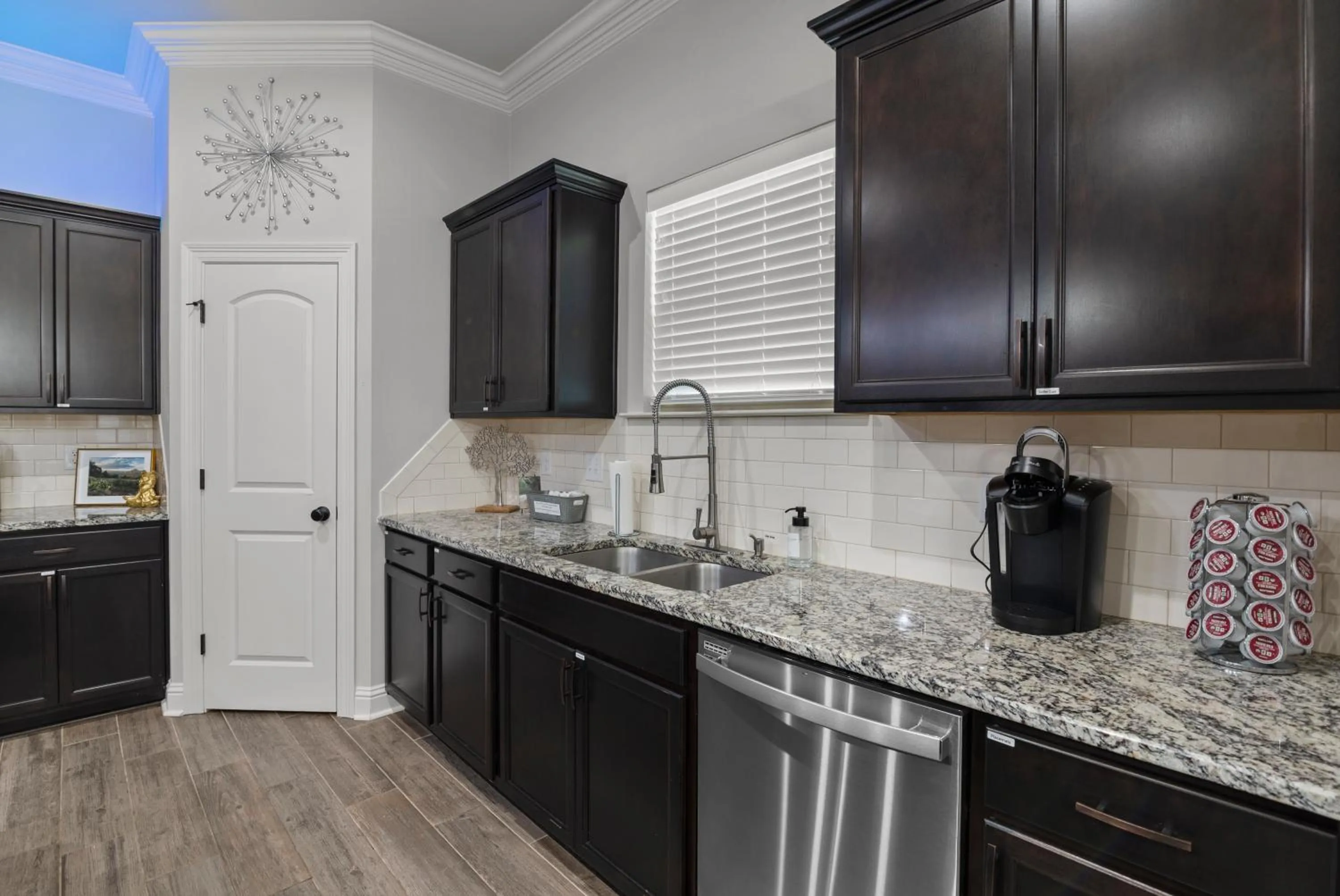 Coffee/tea facilities in Zen House, a peaceful sanctuary in Shreveport, LA! Tv in each room