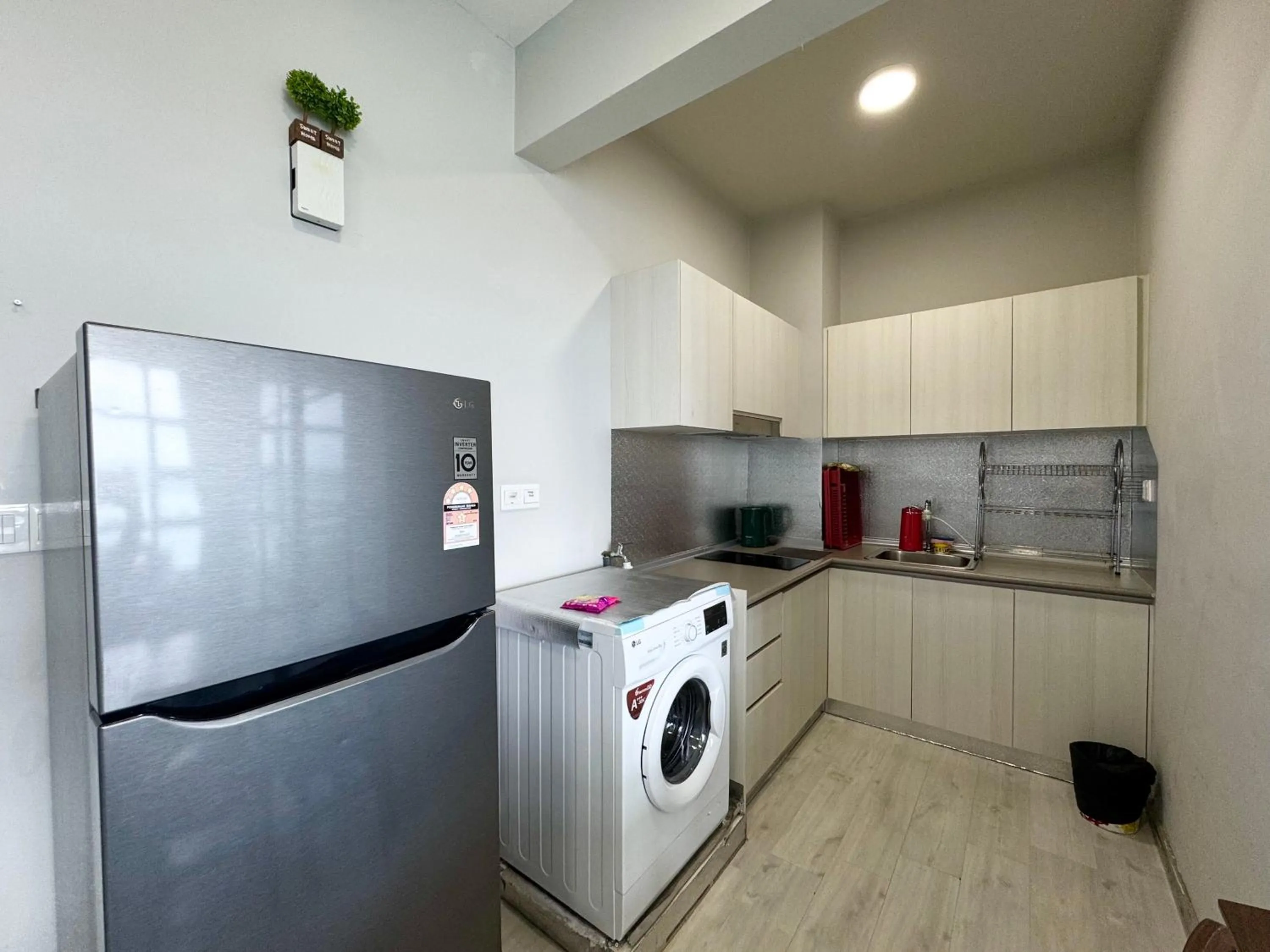 Kitchen or kitchenette in Sunset Seaview Vacation Condos @ Jesselton Quay