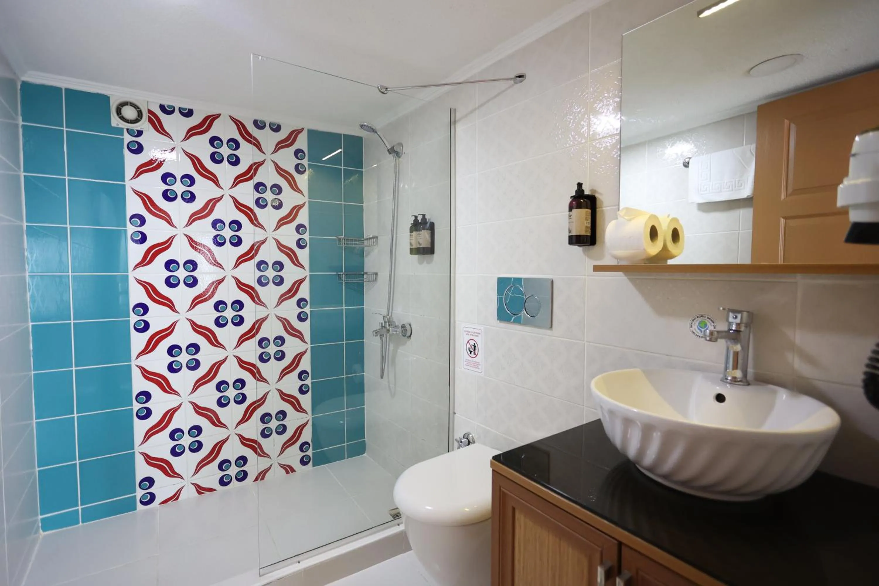 Shower in Hotel Tashkonak Istanbul