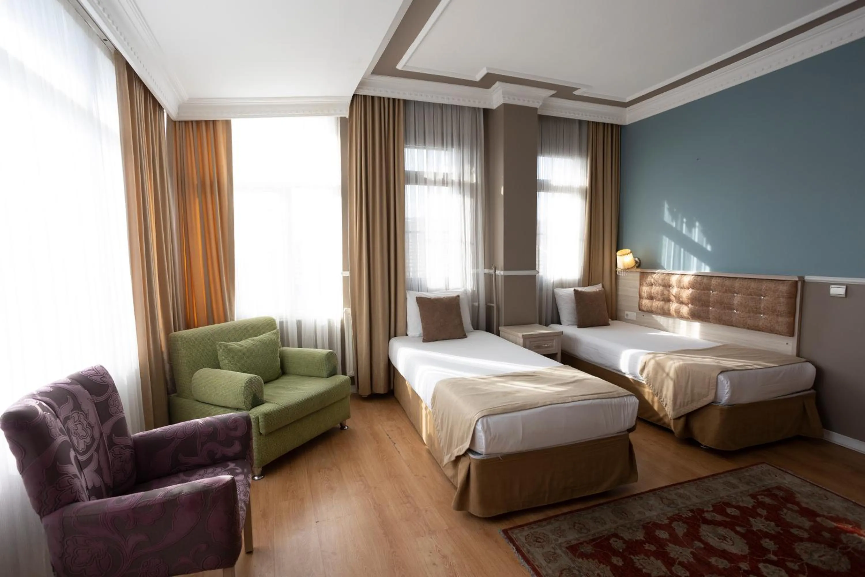 Bed in Hotel Tashkonak Istanbul