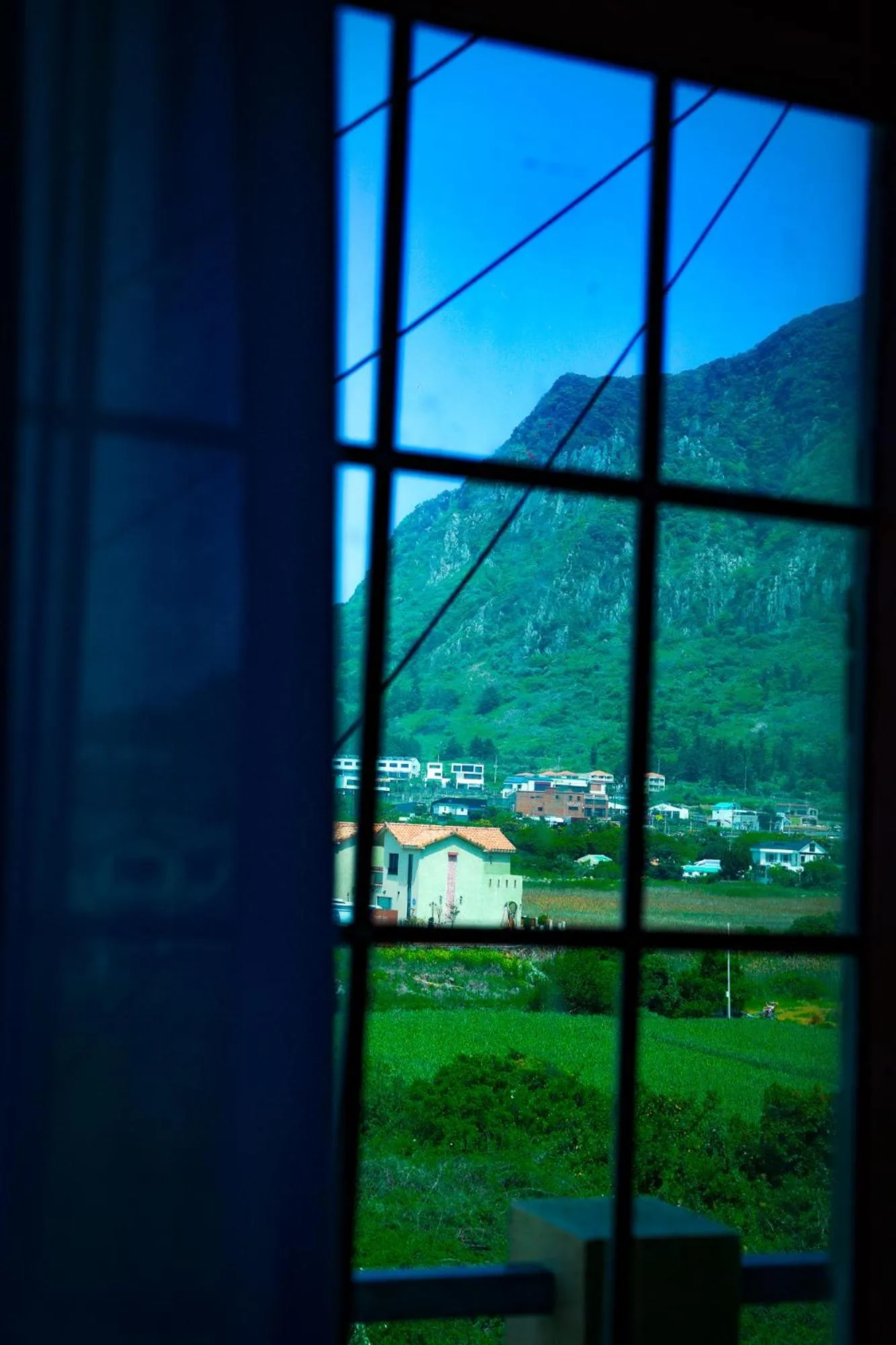 Mountain view in ttottot Jeju Backpackers