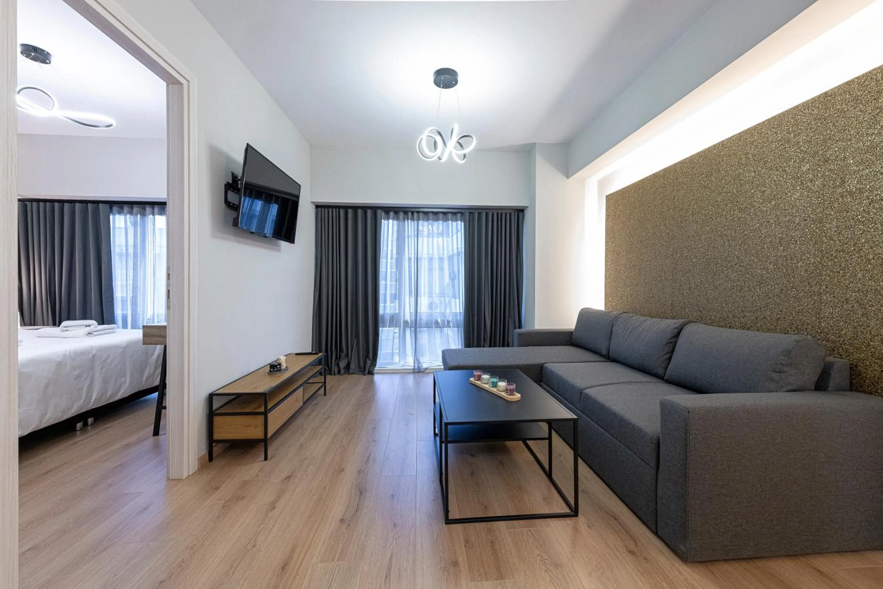 Living room, Bed in Ethereal Athεns