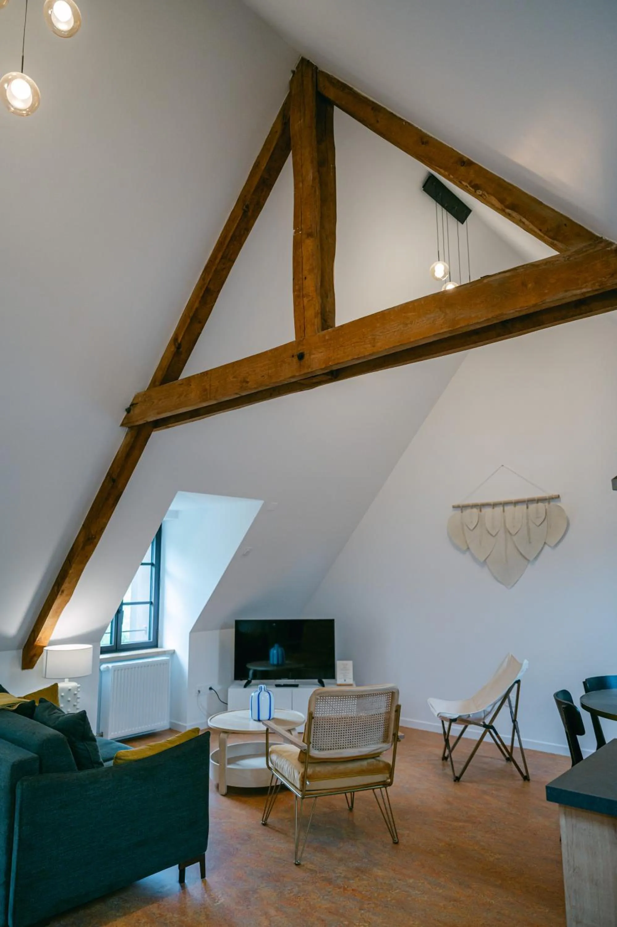 Living room in Logis hôtel restaurant l'Argence