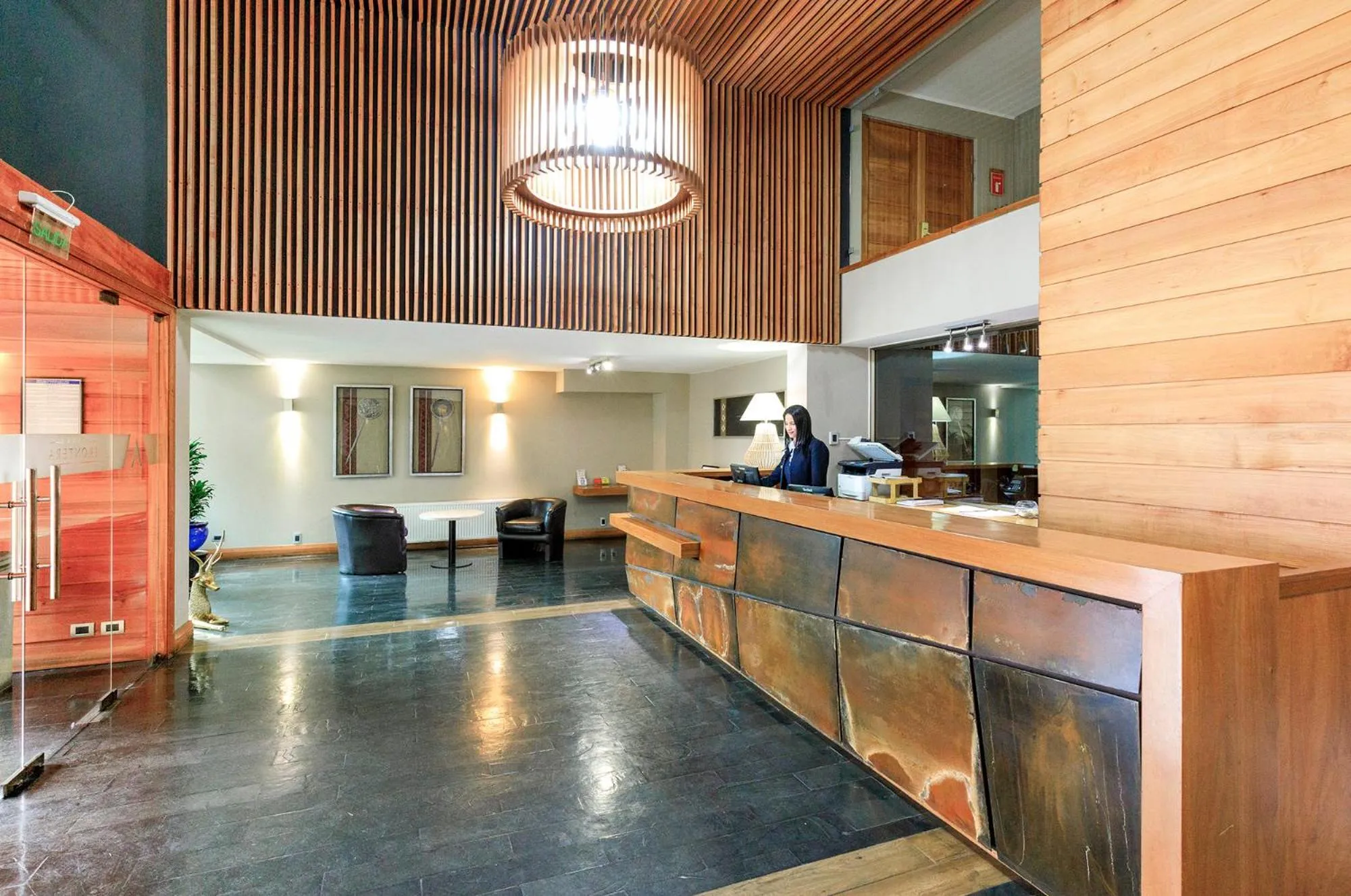 Lobby or reception in Hotel Frontera Plaza
