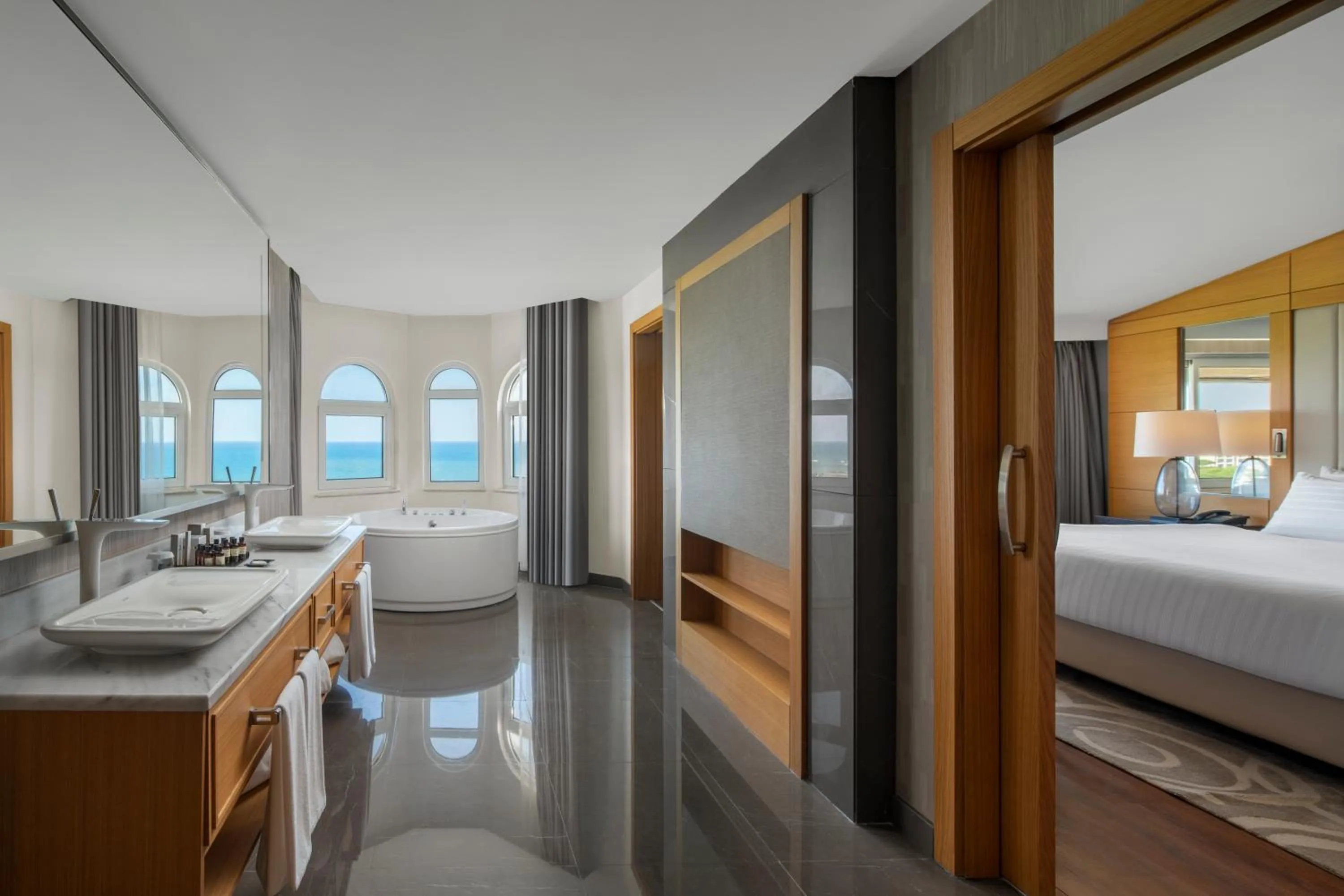 Bathroom, Bed in Papillon Zeugma Relaxury