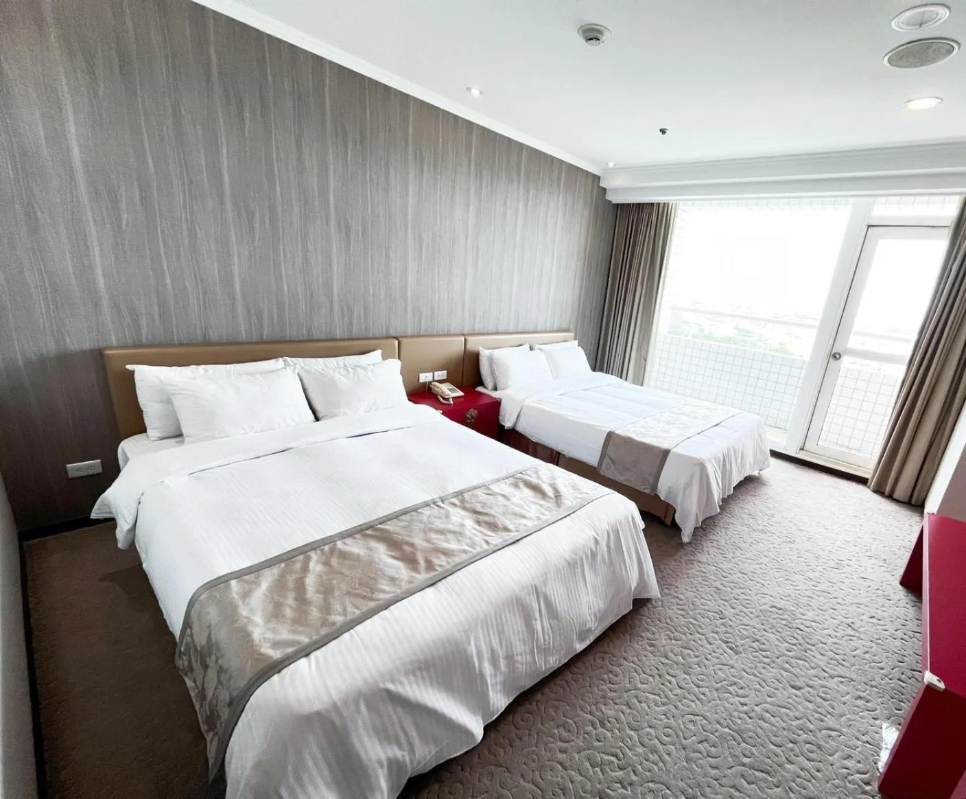 Bed in APVC Lukang Resort