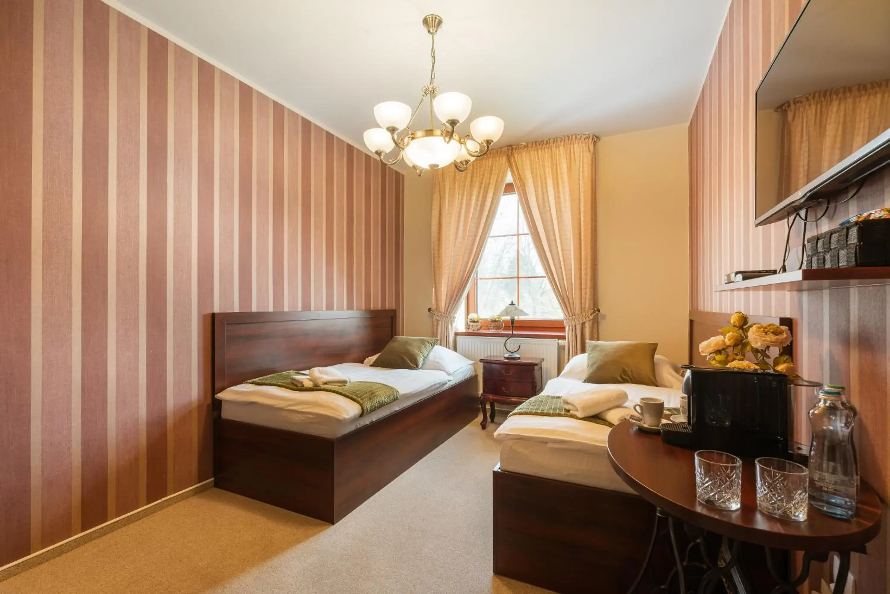 Twin Room in Hotel Plumlov Twin Room in Hotel Plumlov