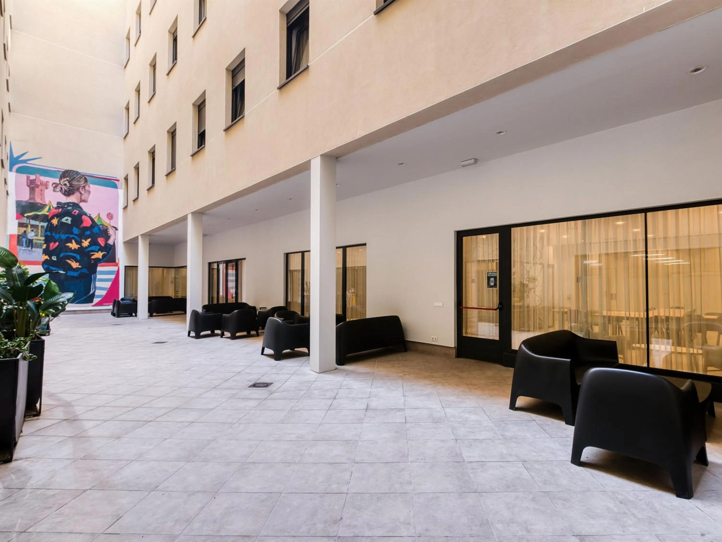 Seating area in Livensa Living Studios San Sebastián