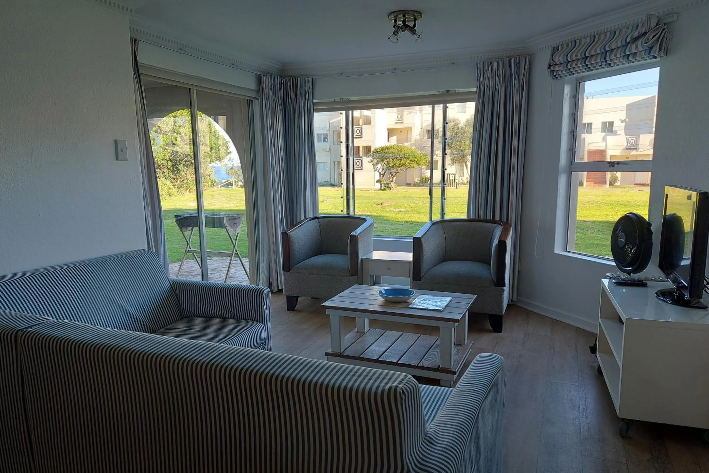 Living room in First Group Hermanus Beach Club