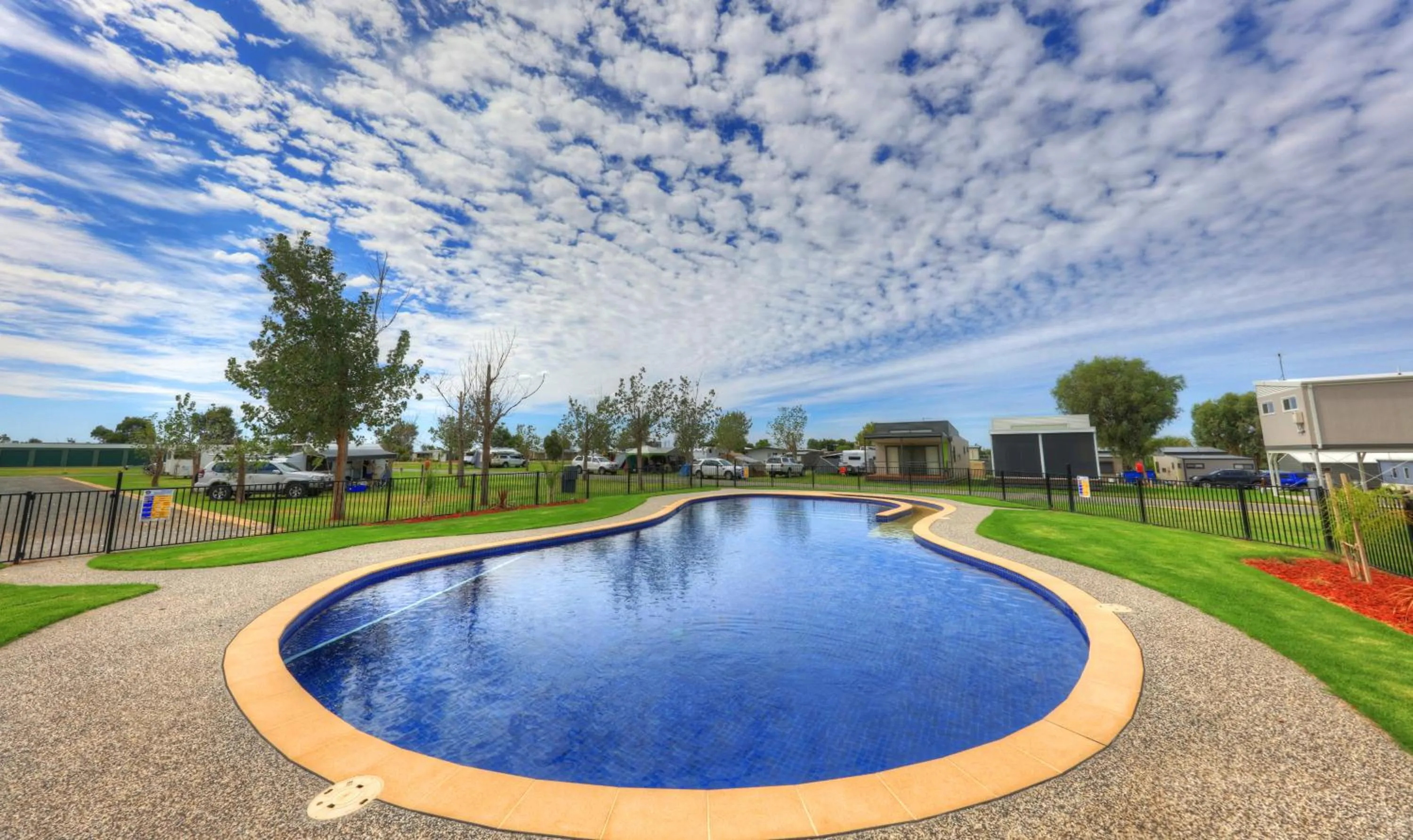 Pool view in Tasman Holiday Parks - Lake Mulwala