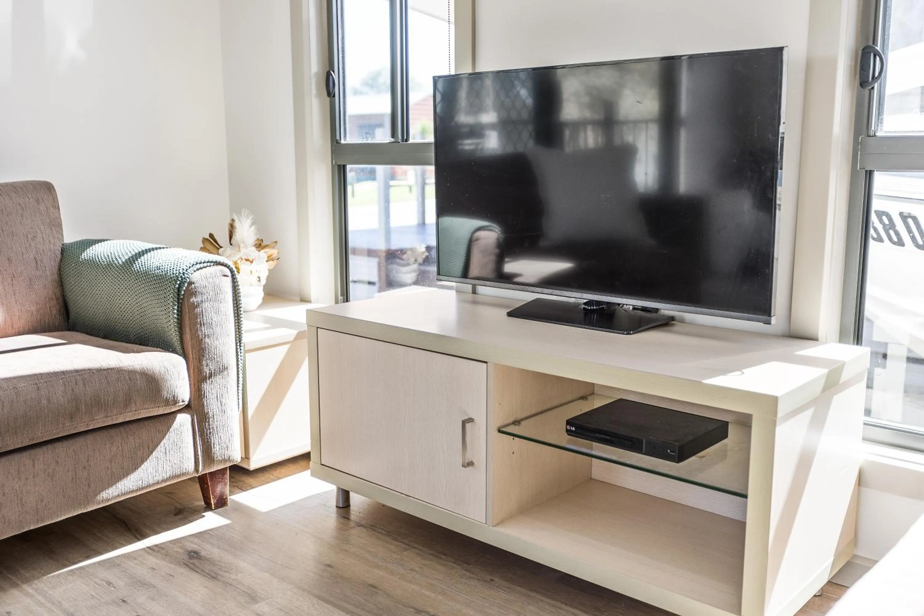 Seating area in Tasman Holiday Parks - Lake Mulwala
