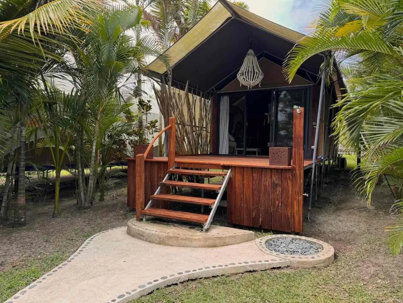 Garden view in Turtle Bay Lodge