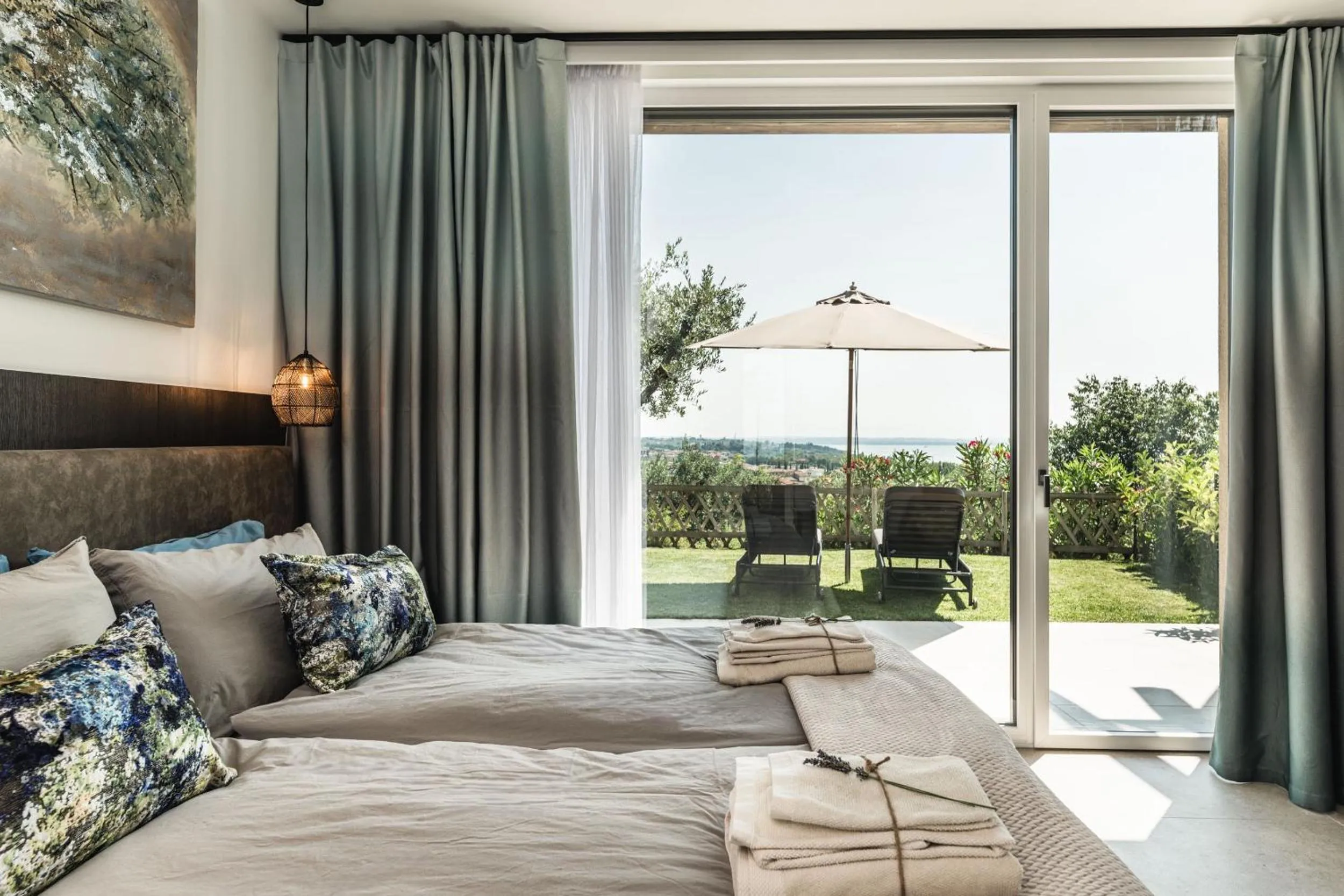 Bedroom, Bed in Privilegium Lazise