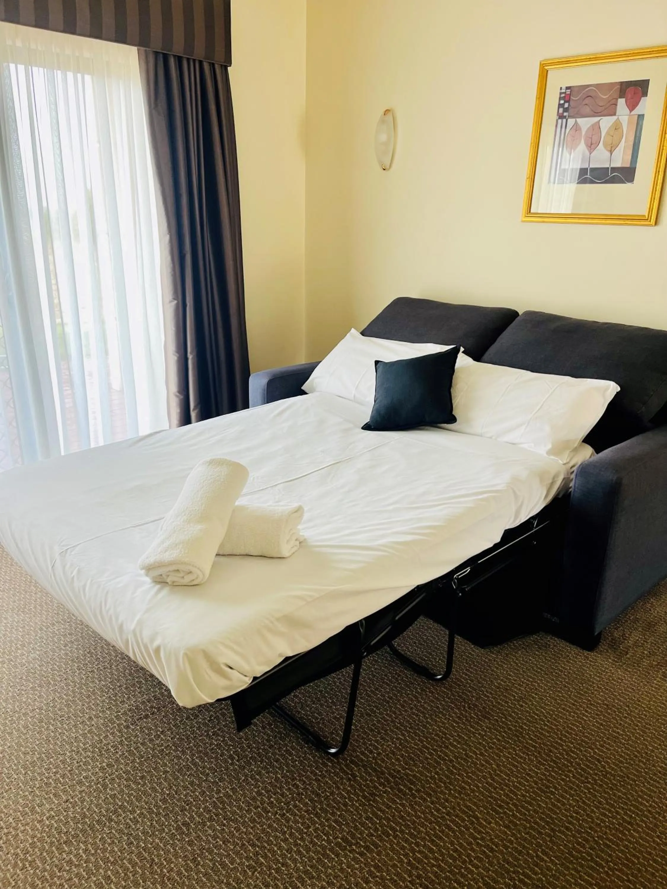 Bed in Turners Vineyard Motel