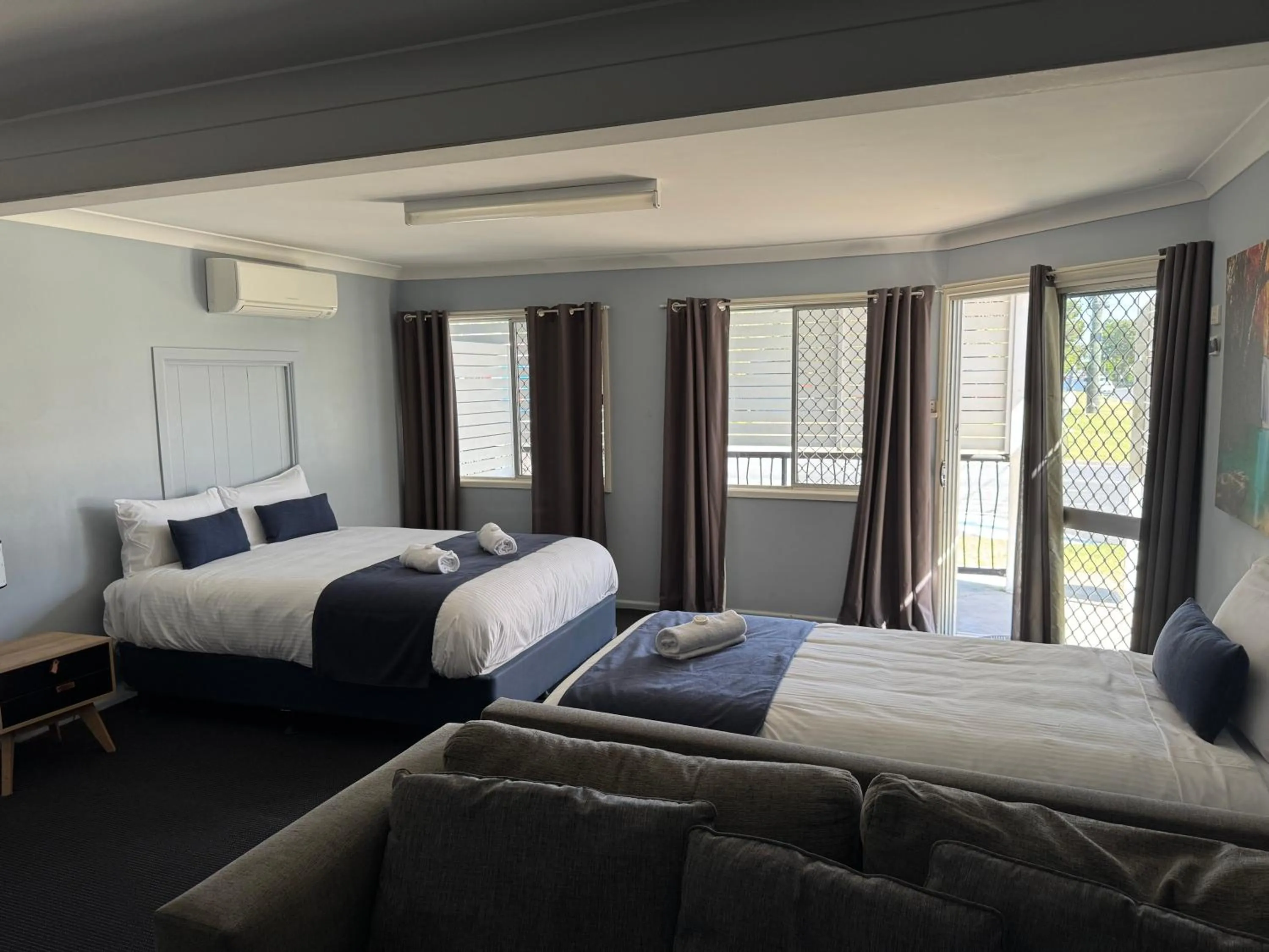 Bed in Clarence Head Caravan Park