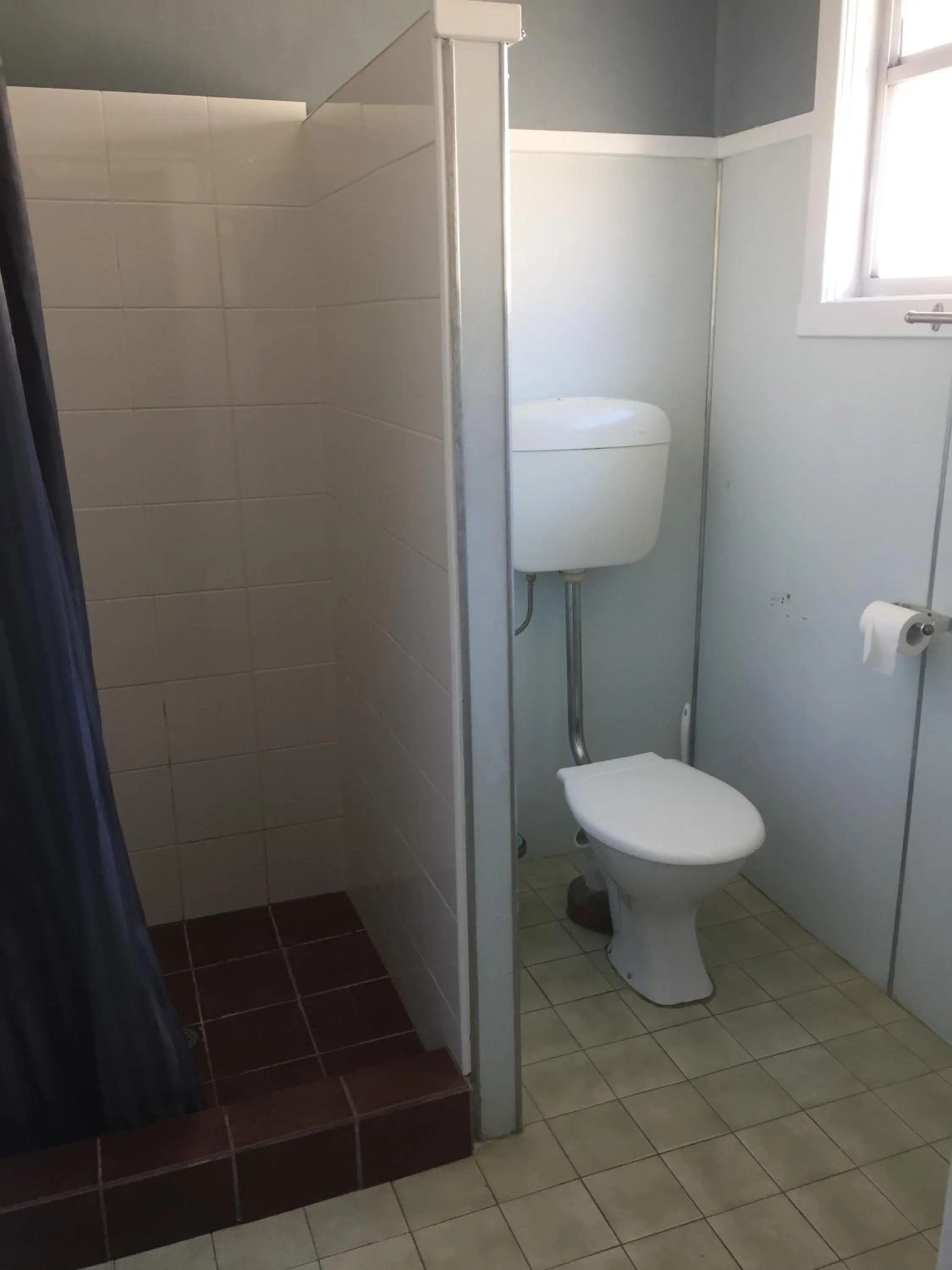 Shower in Clarence Head Caravan Park