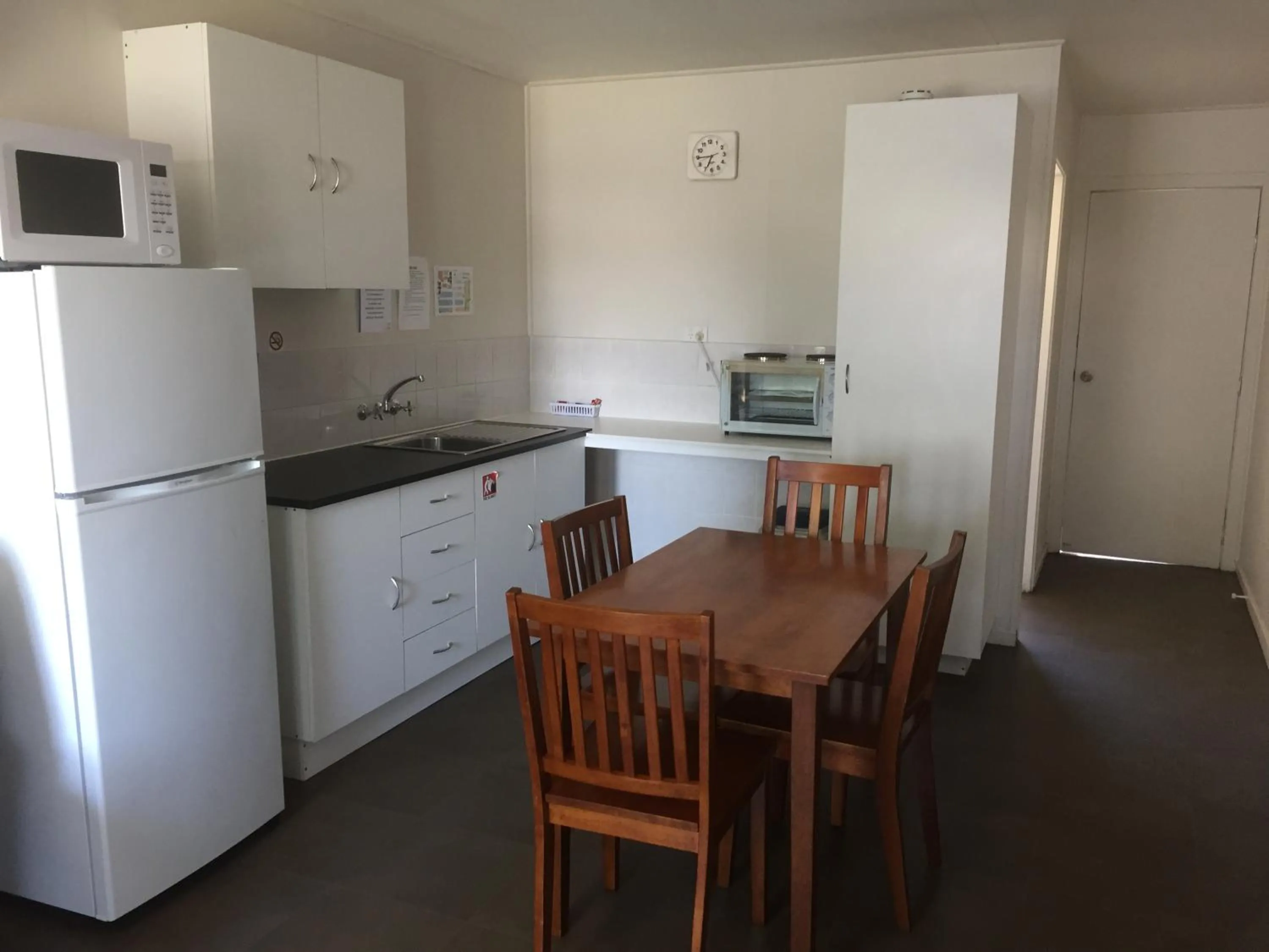 Kitchen or kitchenette in Clarence Head Caravan Park