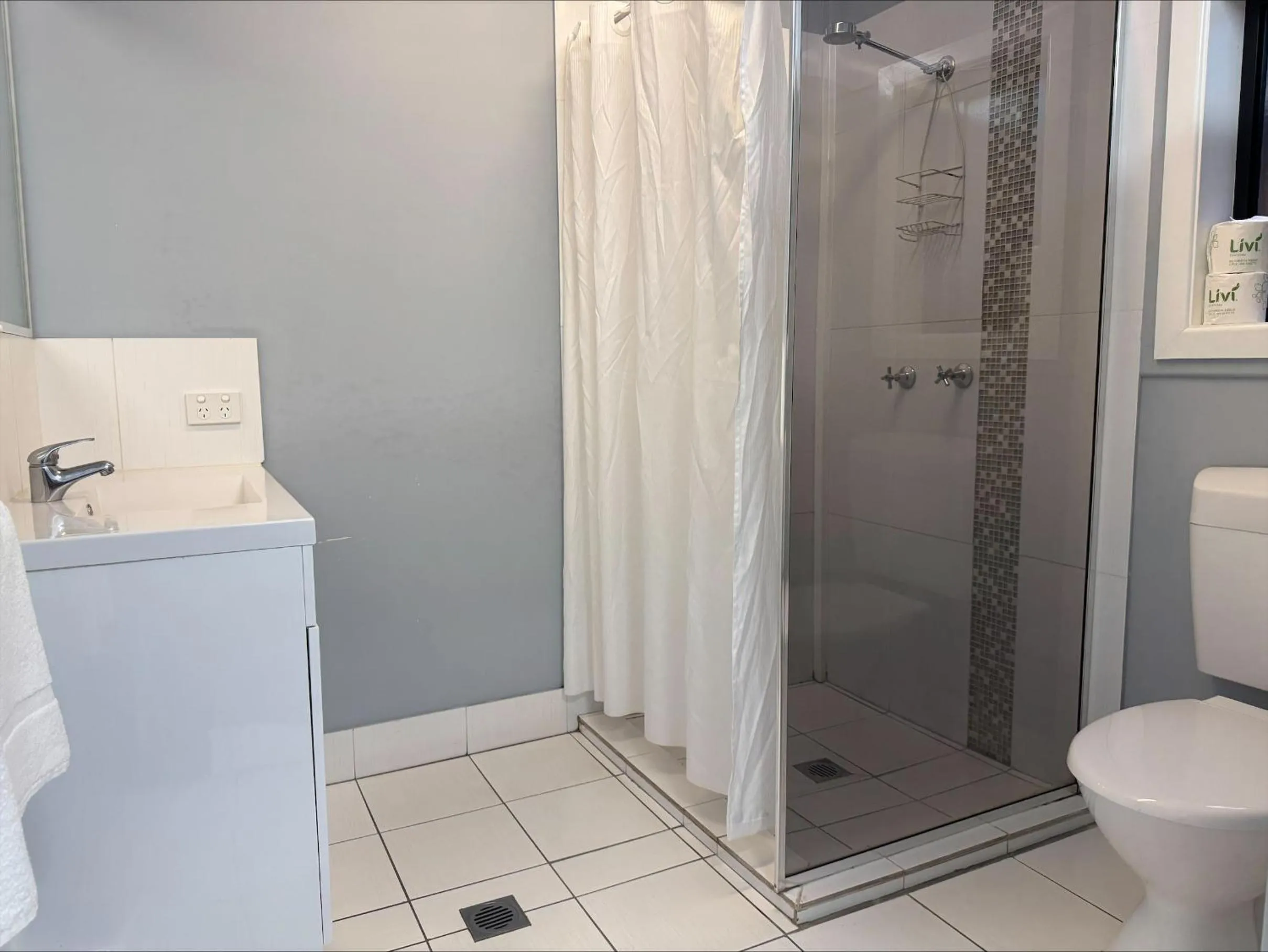 Bathroom in Clarence Head Caravan Park