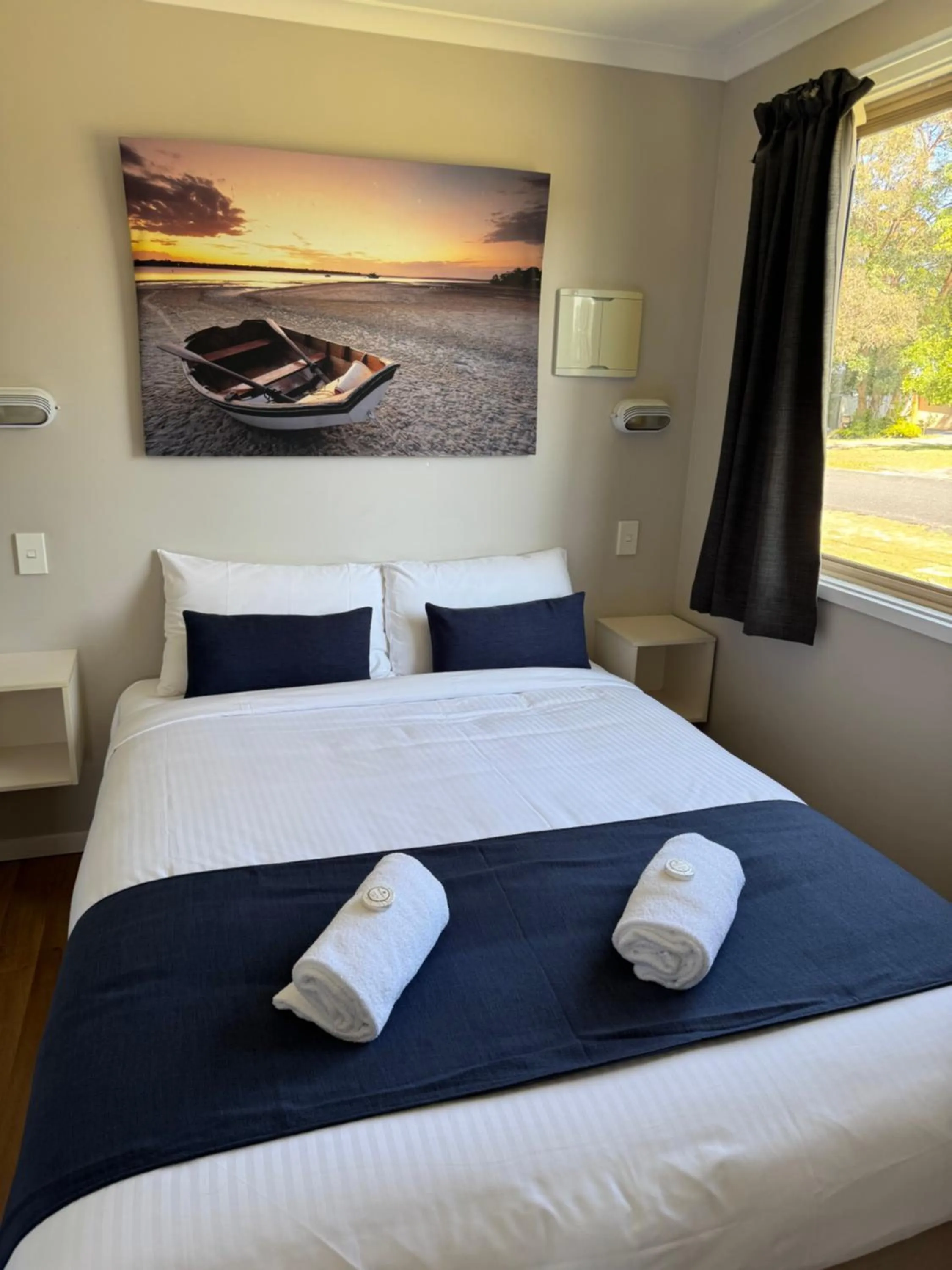 Bed in Clarence Head Caravan Park