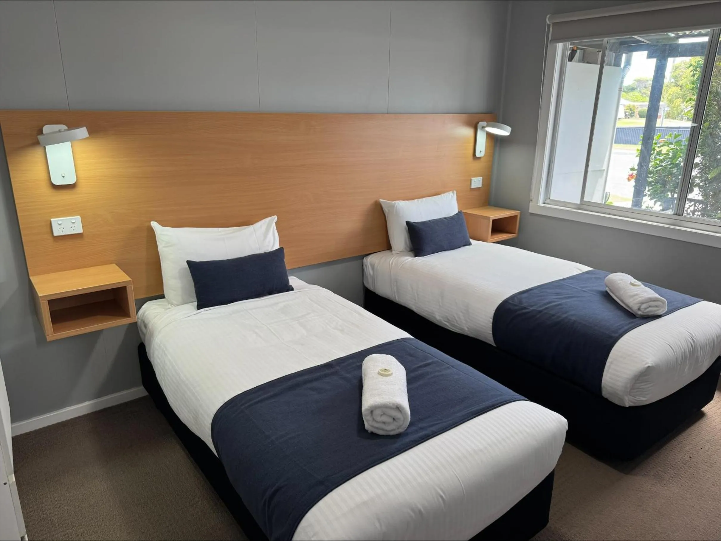 Bedroom, Bed in Clarence Head Caravan Park