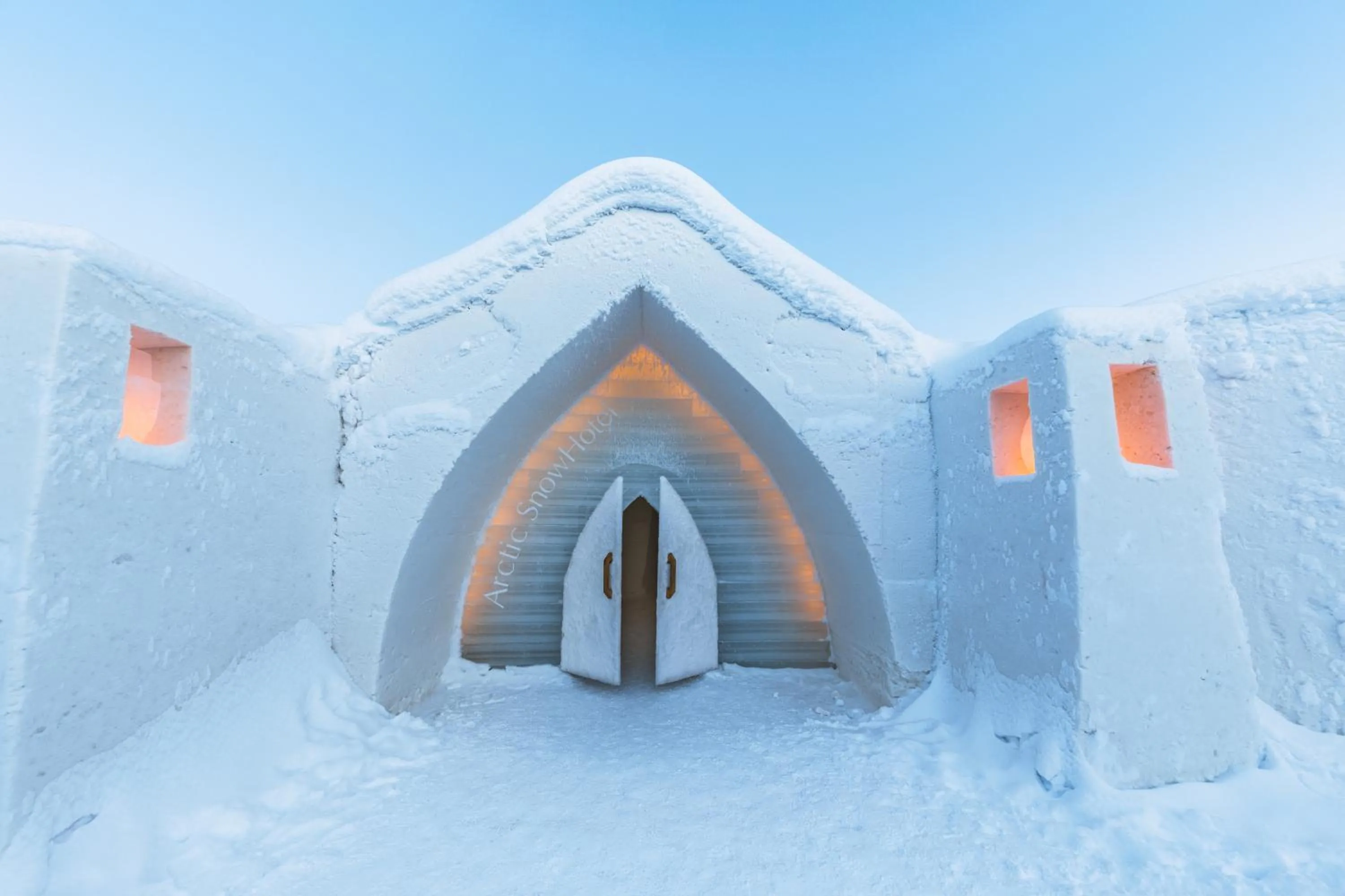 Property building in Arctic SnowHotel & Glass Igloos
