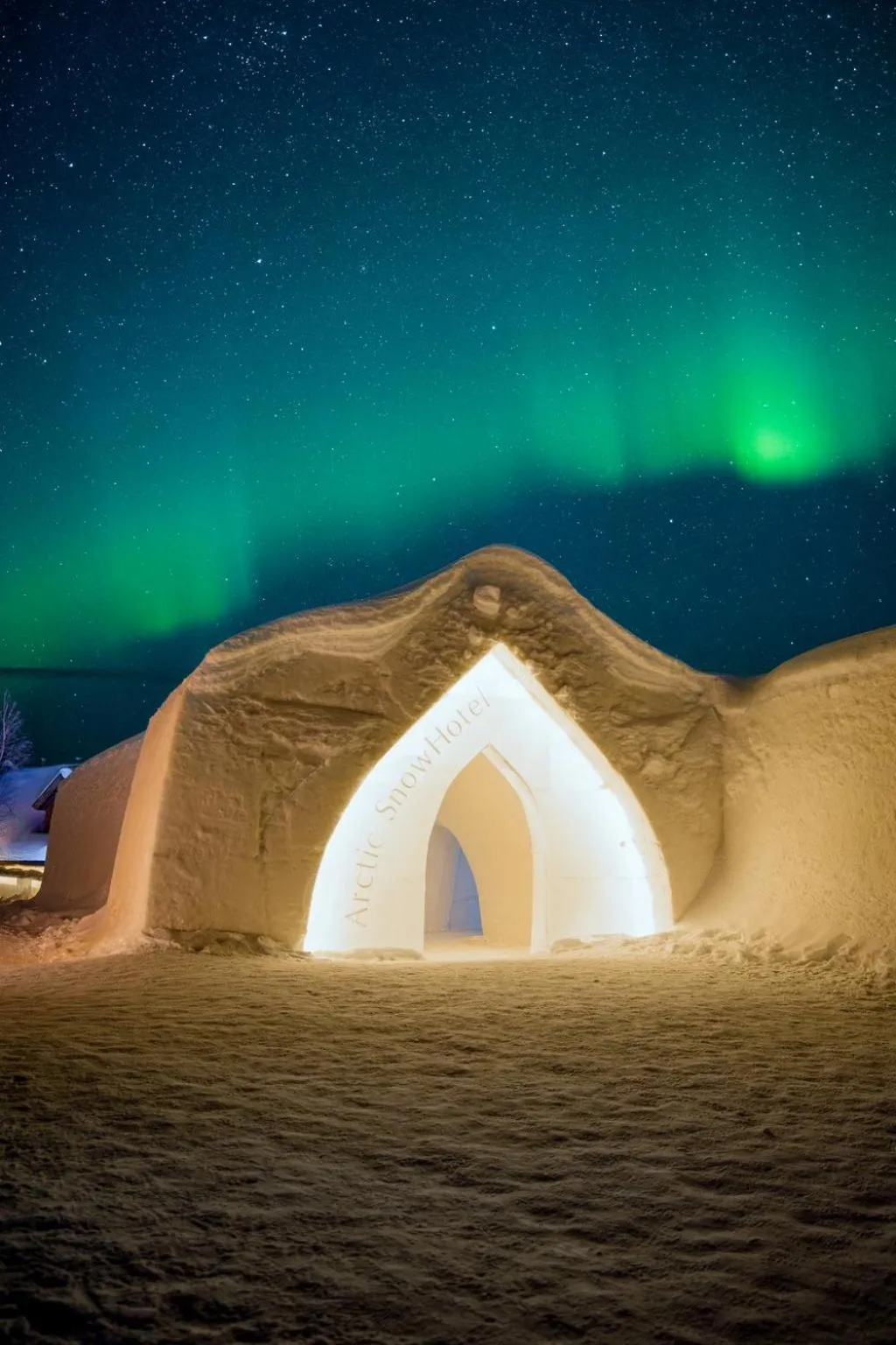Property building in Arctic SnowHotel & Glass Igloos