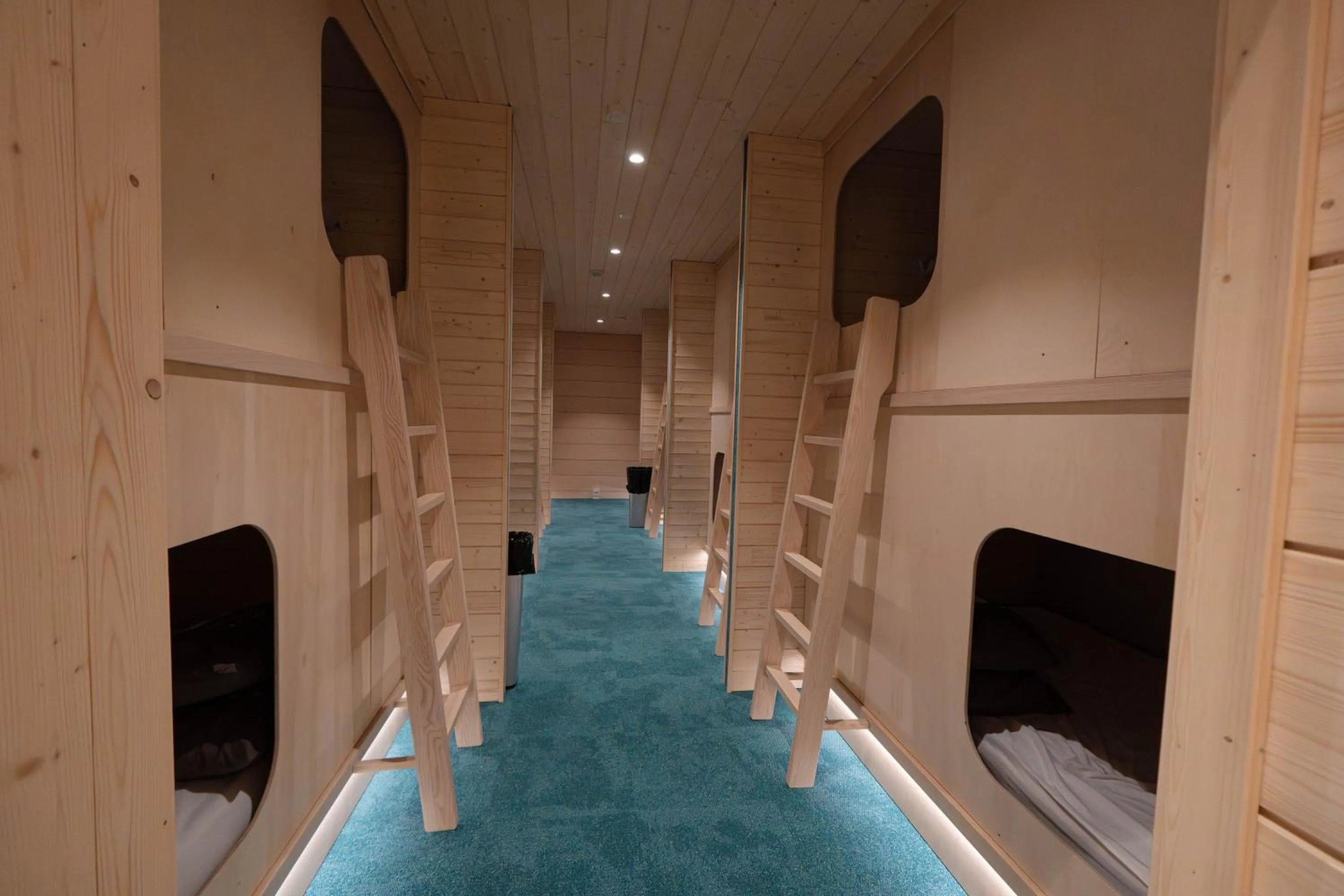 Communal lounge/ TV room in Arctic SnowHotel & Glass Igloos