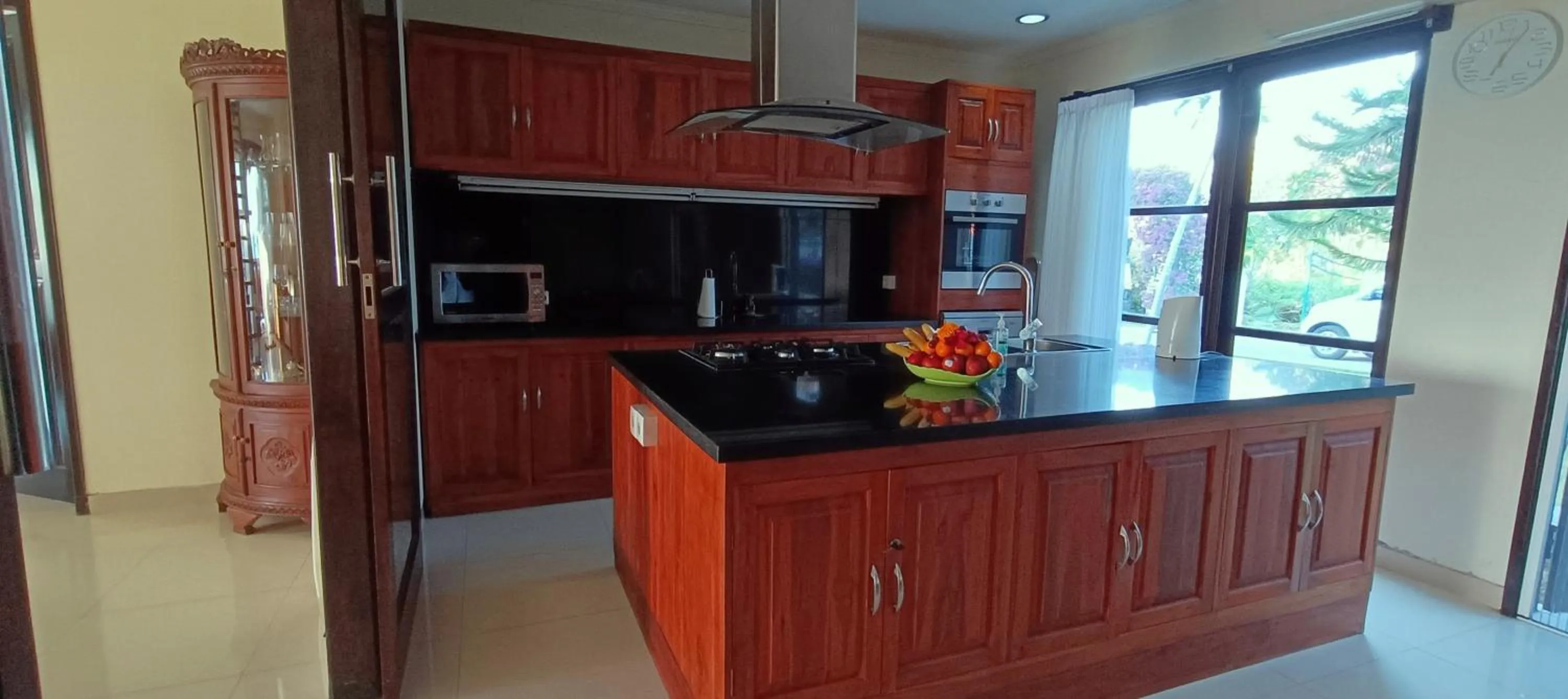 Kitchen or kitchenette in Villa Lilly Sea View Private Pool