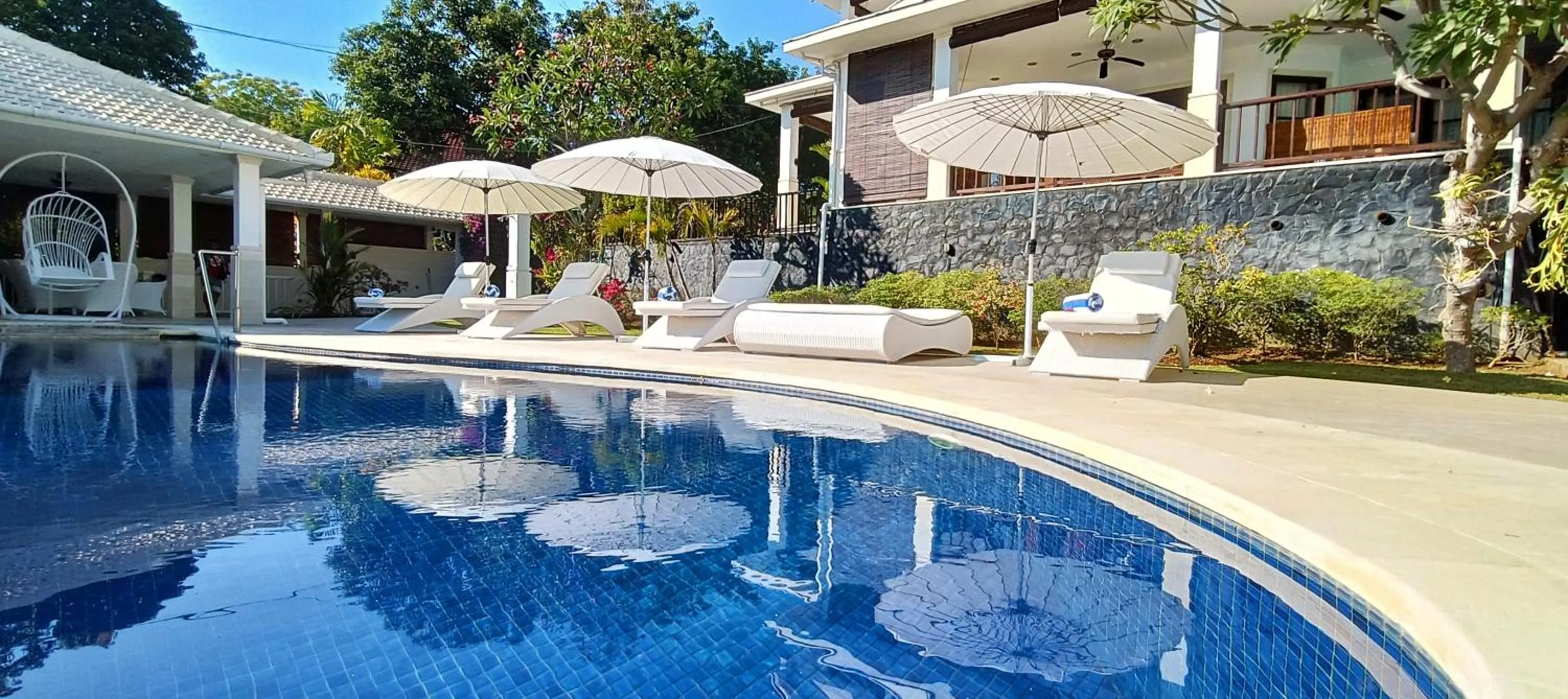 Pool view in Villa Lilly Sea View Private Pool