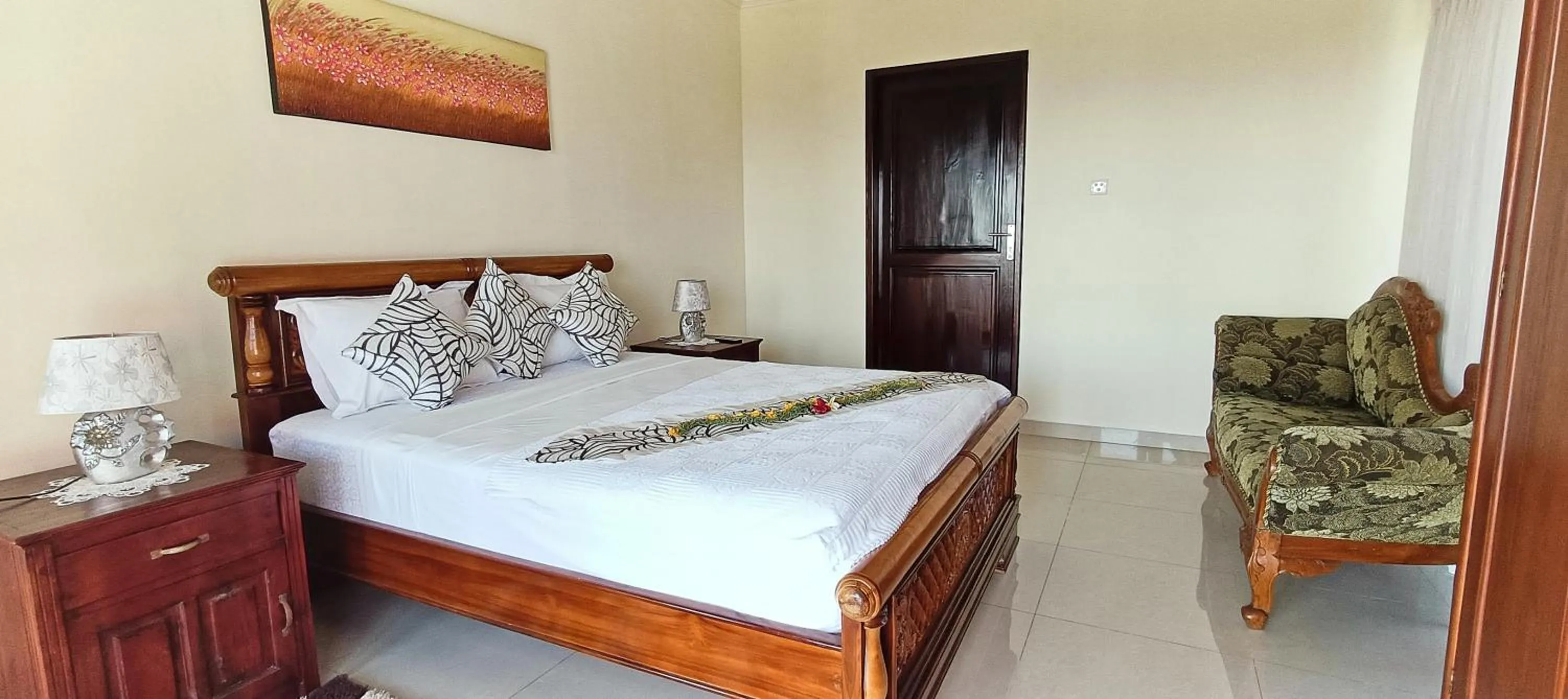 Bedroom, Bed in Villa Lilly Sea View Private Pool