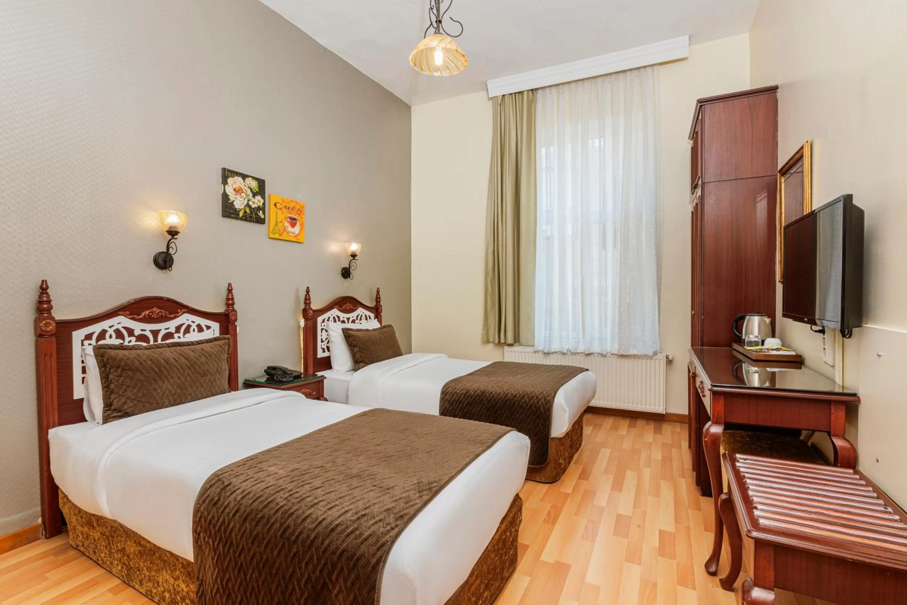 Bed in Hotel Ipek Palas