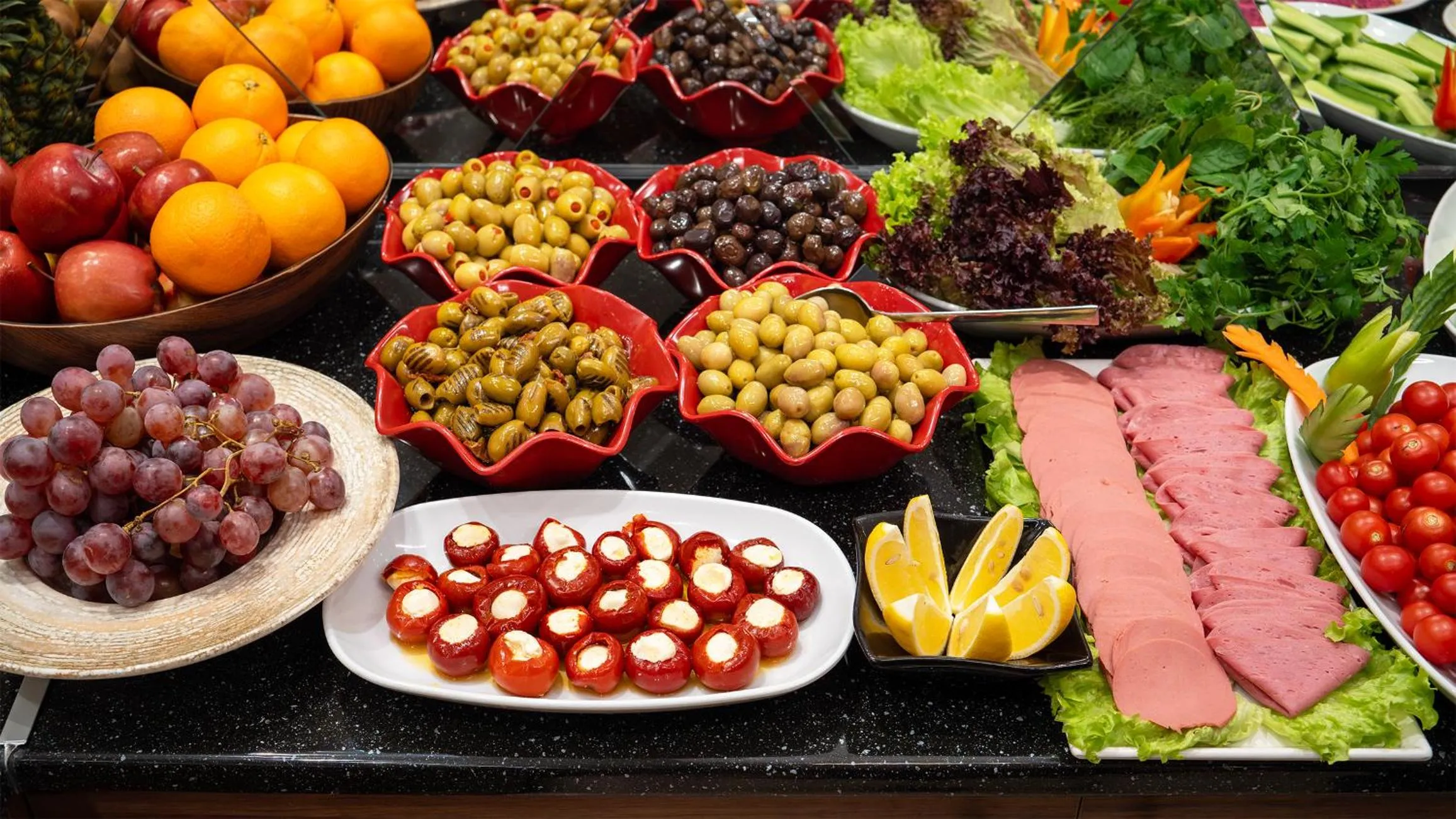 Buffet breakfast in Ayasofya Hotel - Special Class