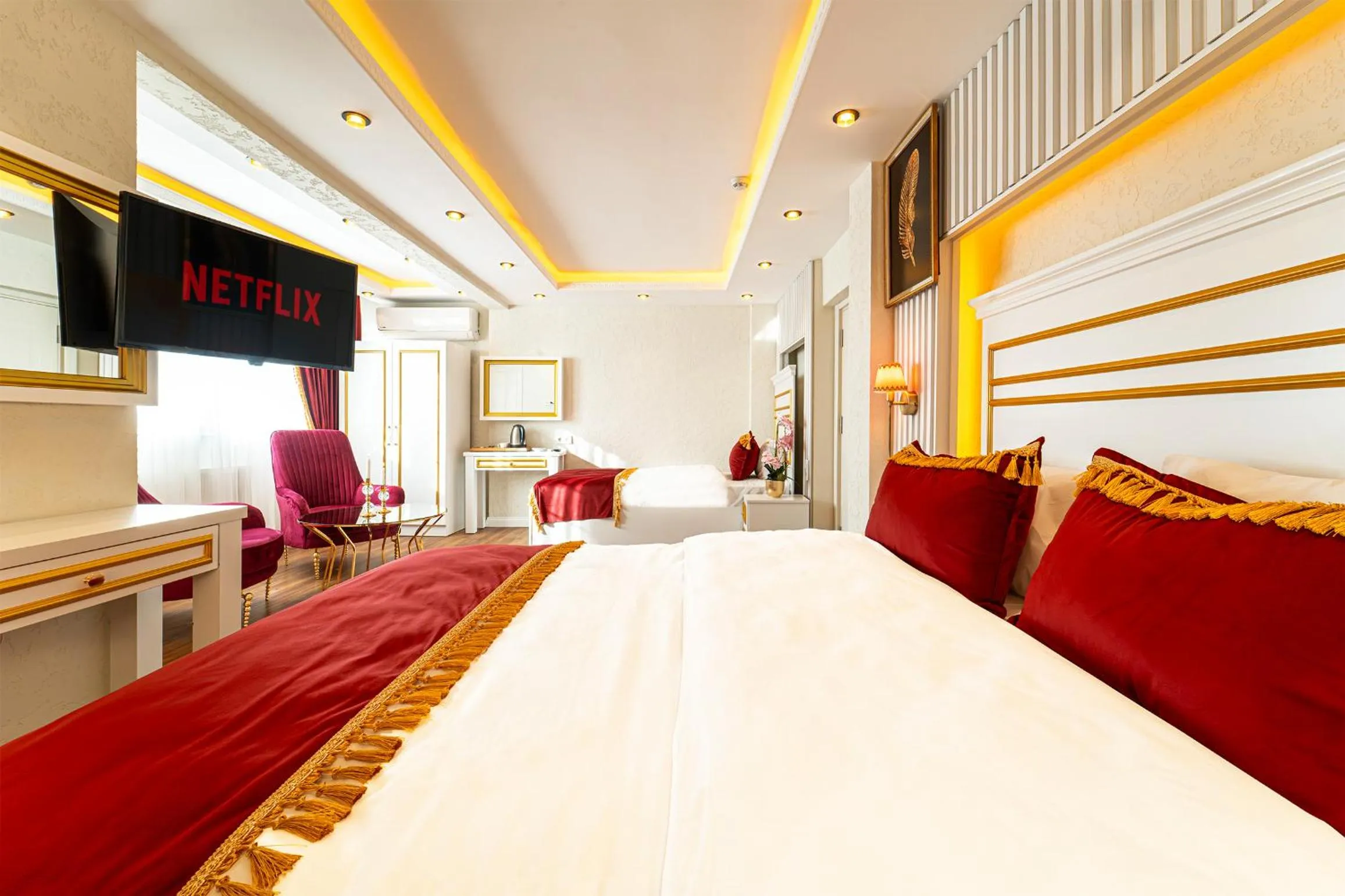 Bedroom, Bed in Ayasofya Hotel - Special Class