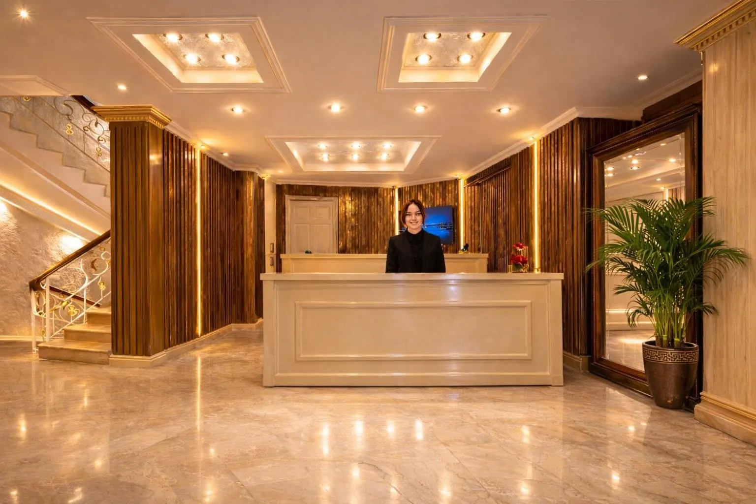 Lobby or reception in Ayasofya Hotel - Special Class