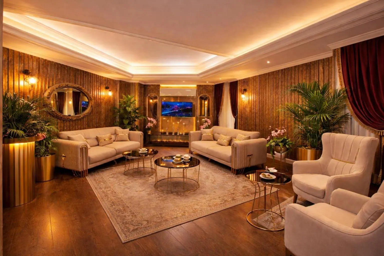 Lounge or bar in Ayasofya Hotel - Special Class