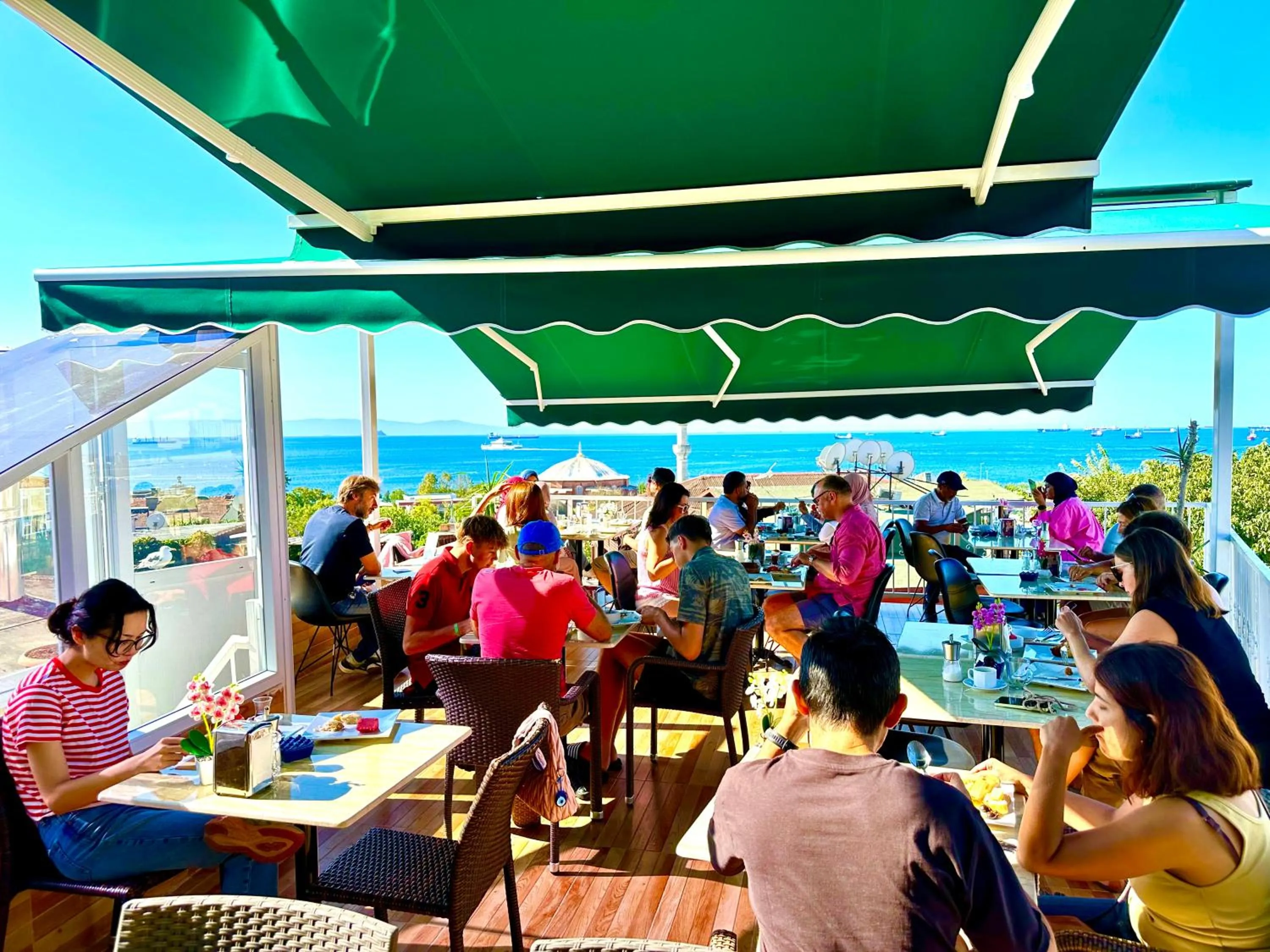 Balcony/Terrace in Ayasofya Hotel - Special Class