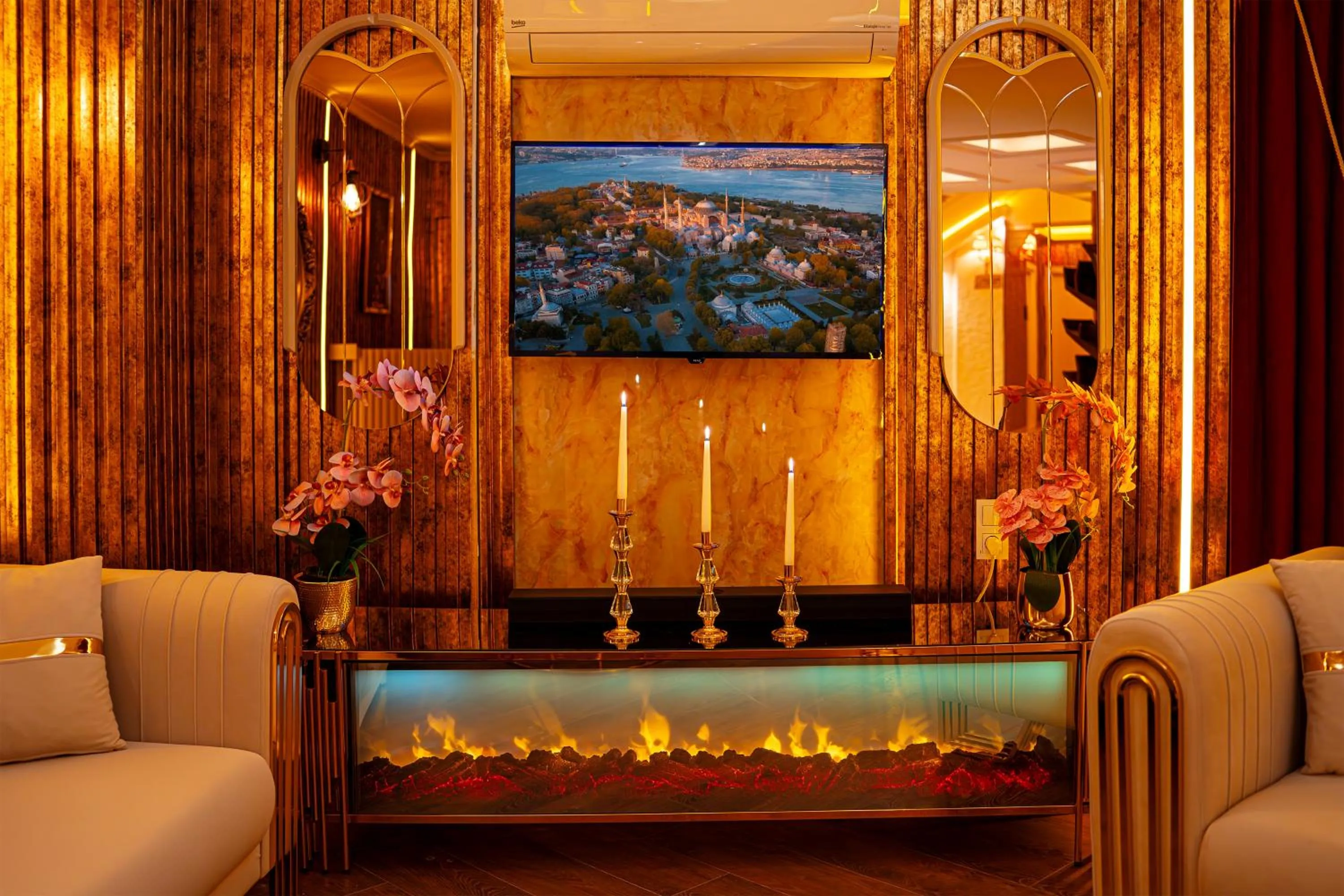 Seating area in Ayasofya Hotel - Special Class