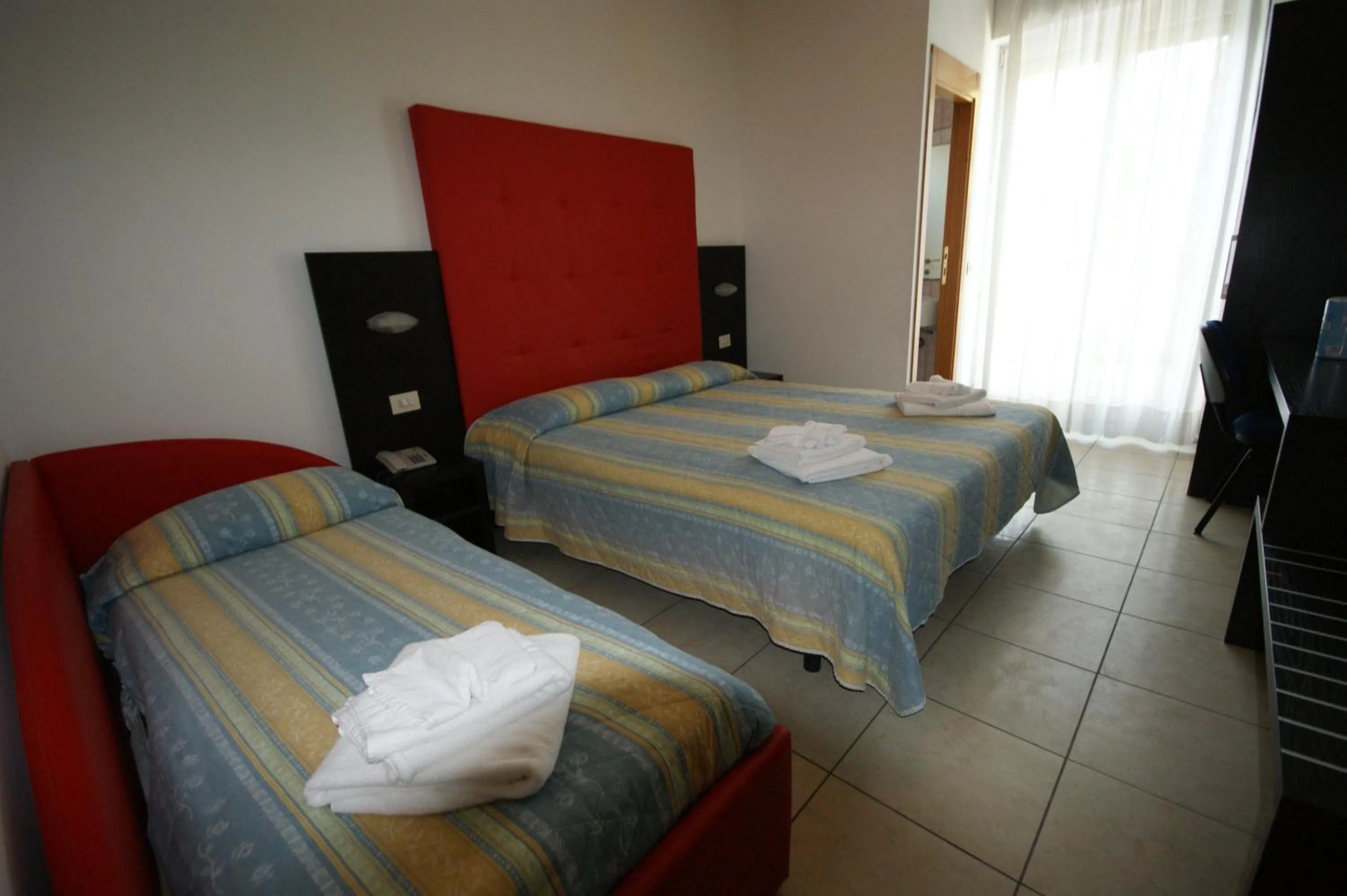 Bed in Hotel Marebello