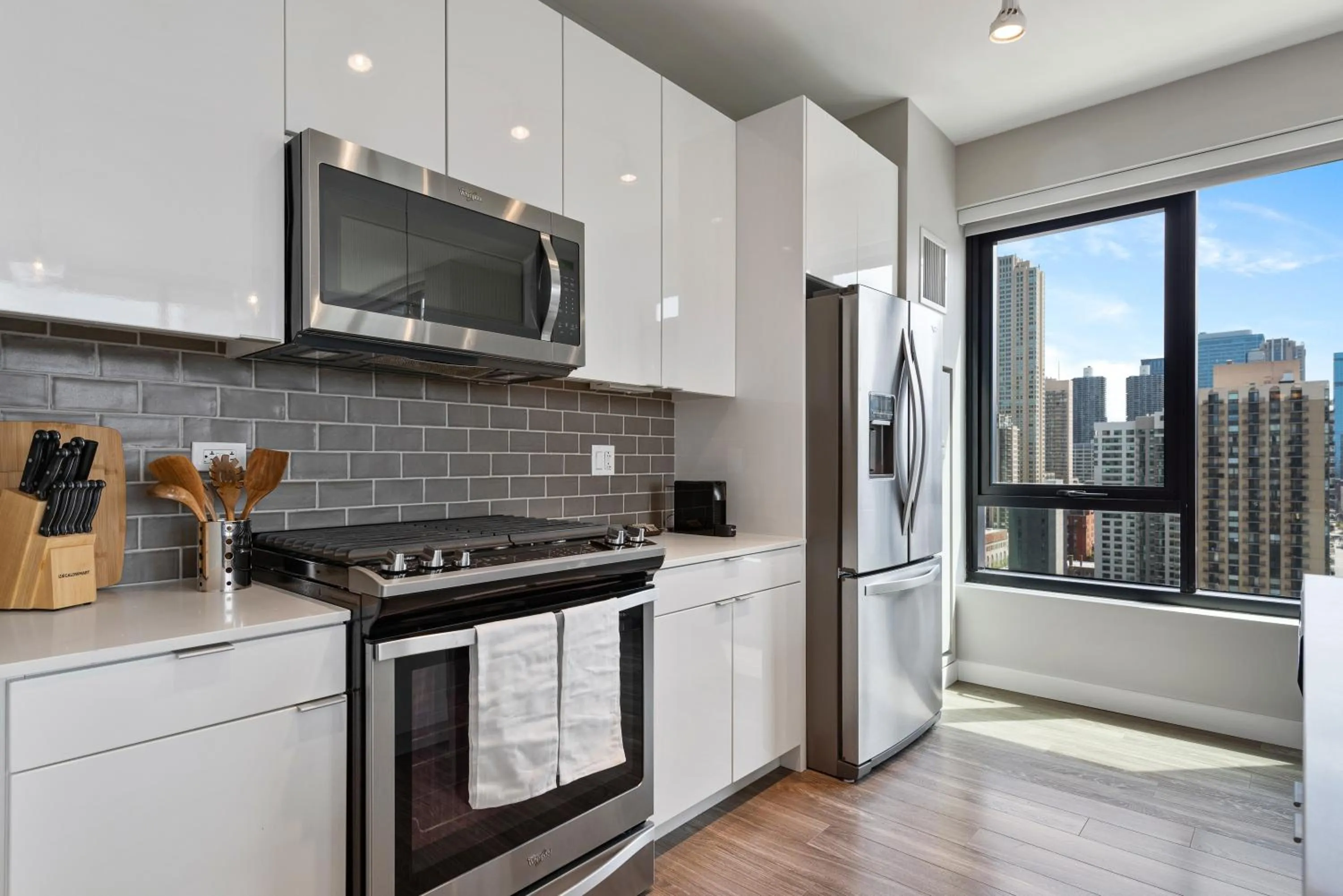 kitchen in Aurelien Spacious Apartments in the Heart of Gold Coast