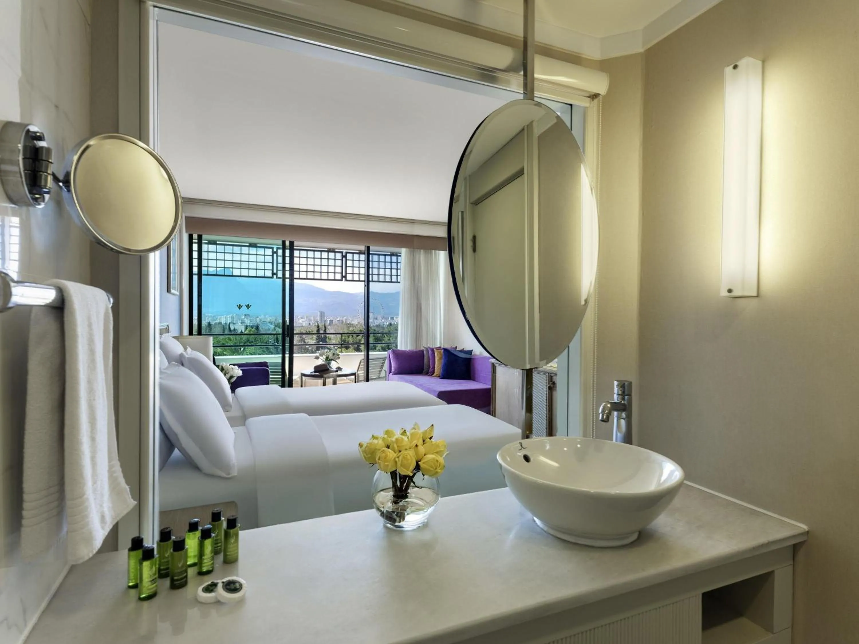 Bedroom, Bed in Rixos Downtown Antalya - The Land Of Legends Access