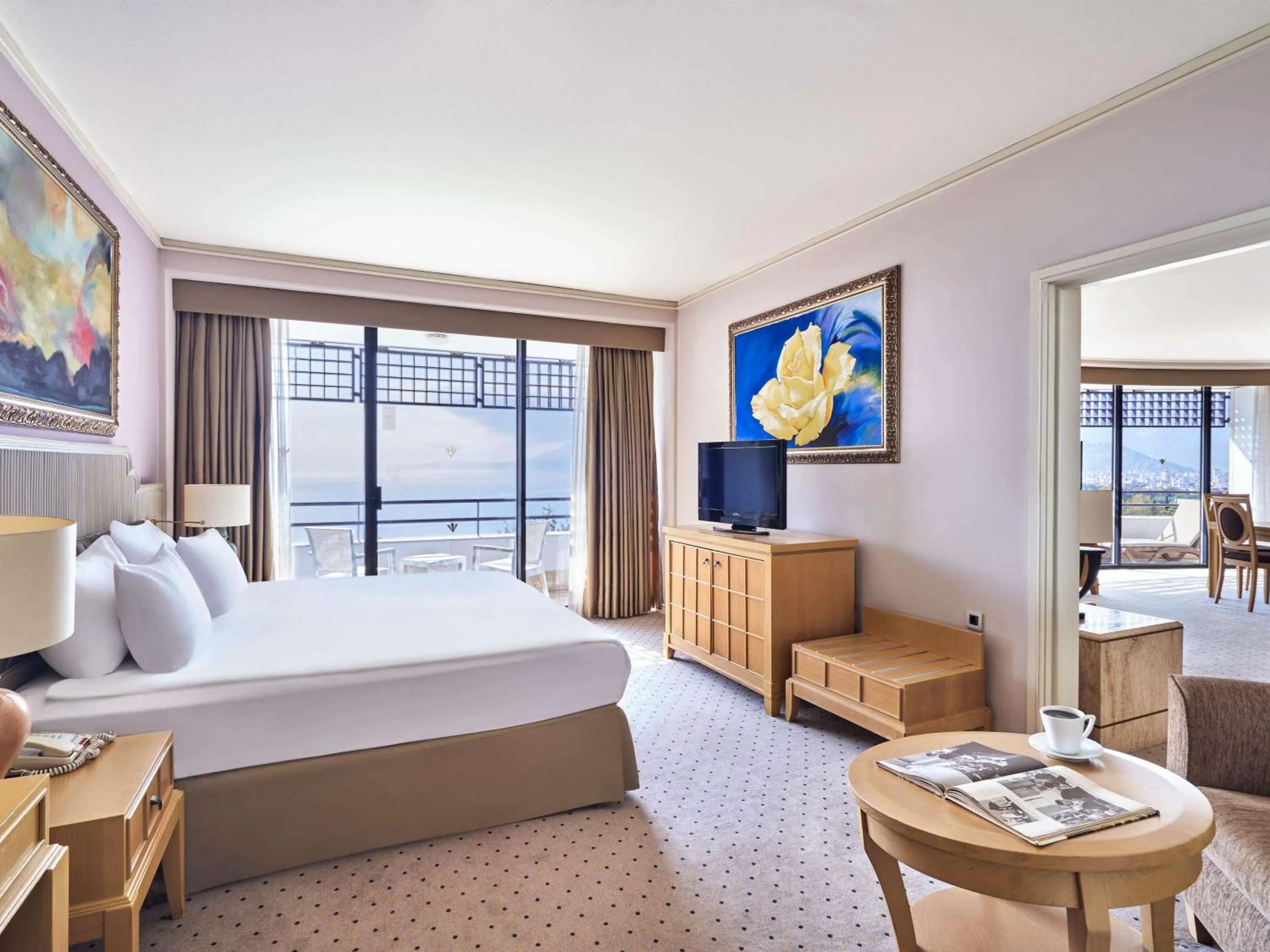 Bedroom, Bed in Rixos Downtown Antalya - The Land Of Legends Access