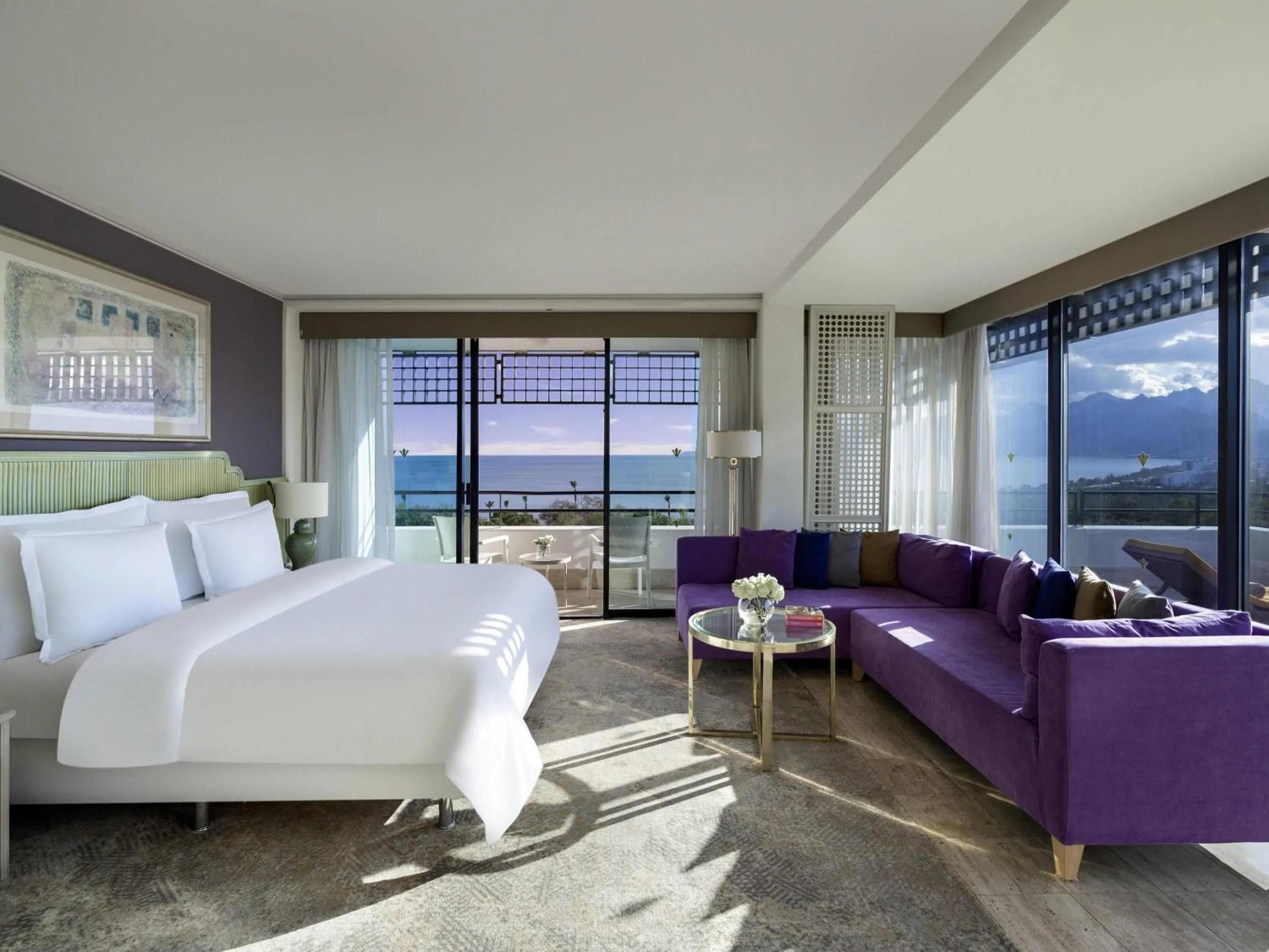 Bedroom, Bed in Rixos Downtown Antalya - The Land Of Legends Access