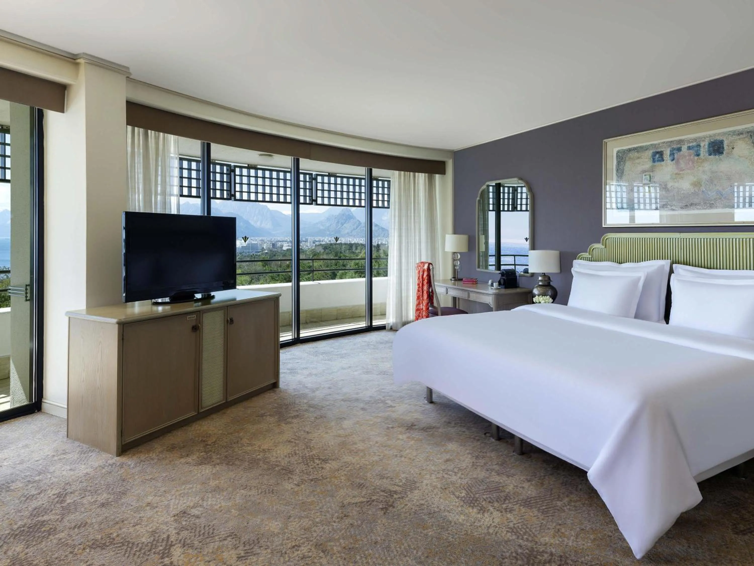 Bedroom, Bed in Rixos Downtown Antalya - The Land Of Legends Access