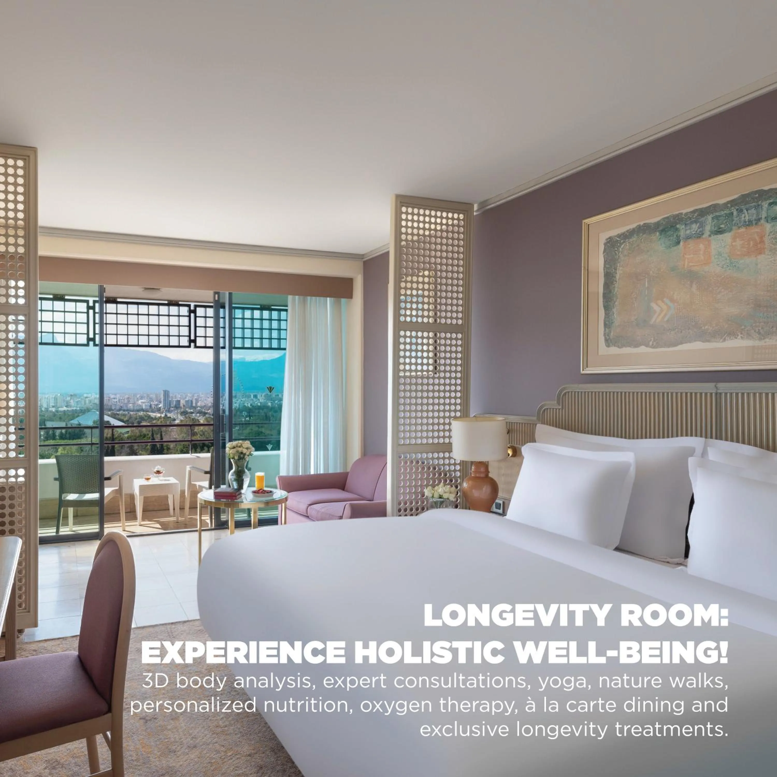 Bedroom in Rixos Downtown Antalya - The Land Of Legends Access