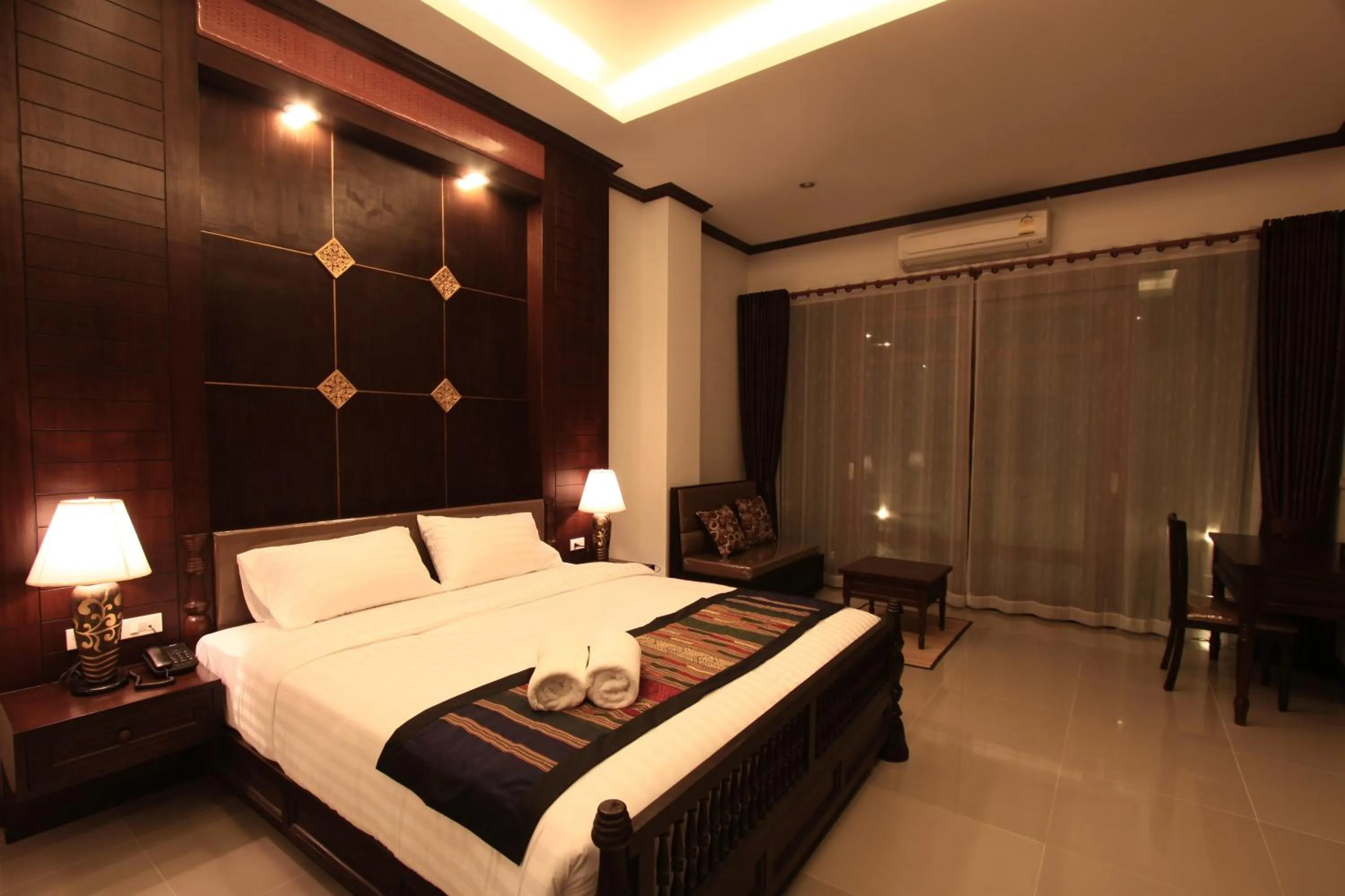 Bed in Baan Ratchiangsaen