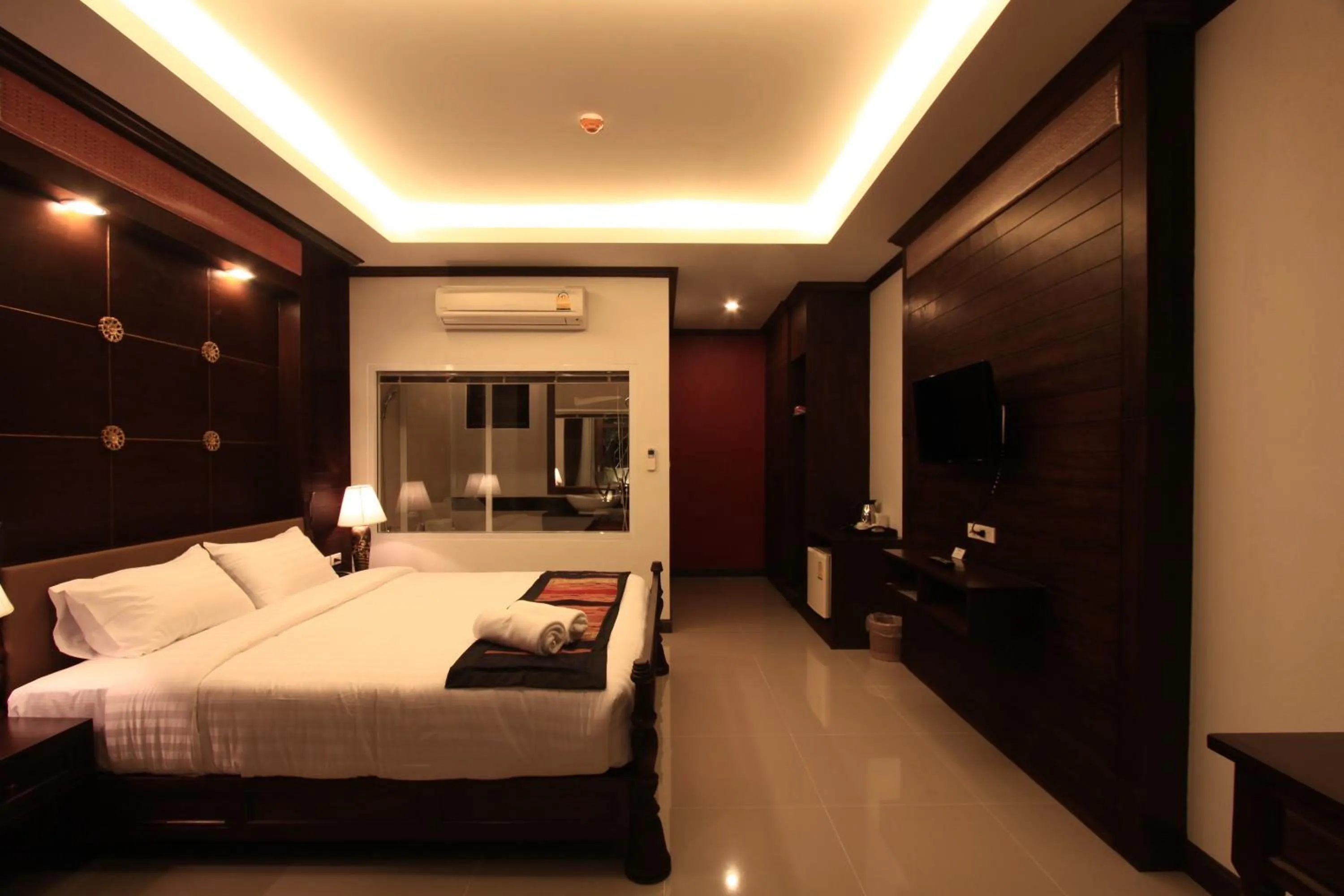 Bed in Baan Ratchiangsaen